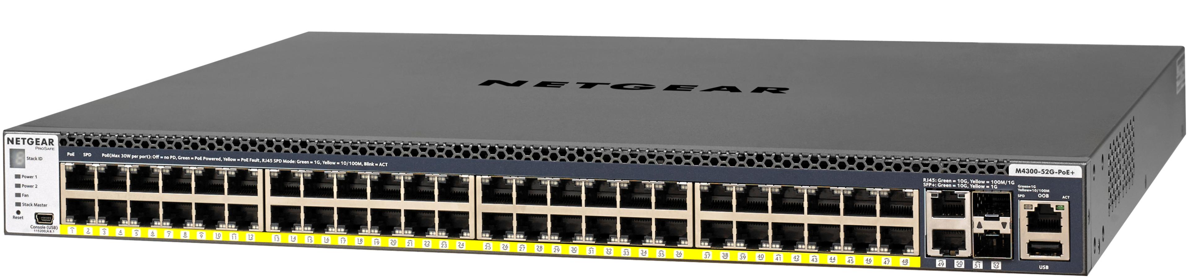 NETGEAR ProSAFE M4300-52G-PoE+ Switch
