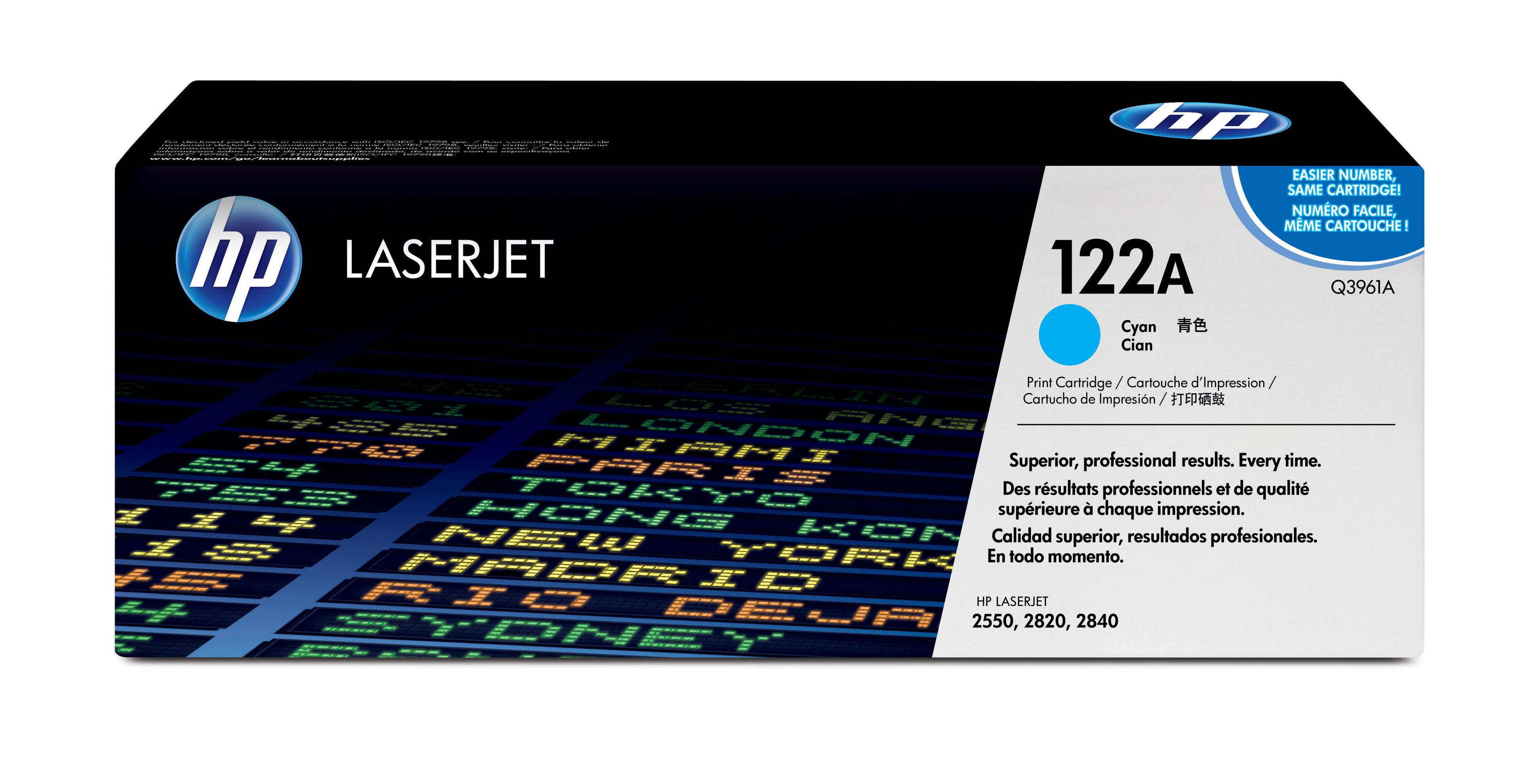 HP 122A Toner Cyan
