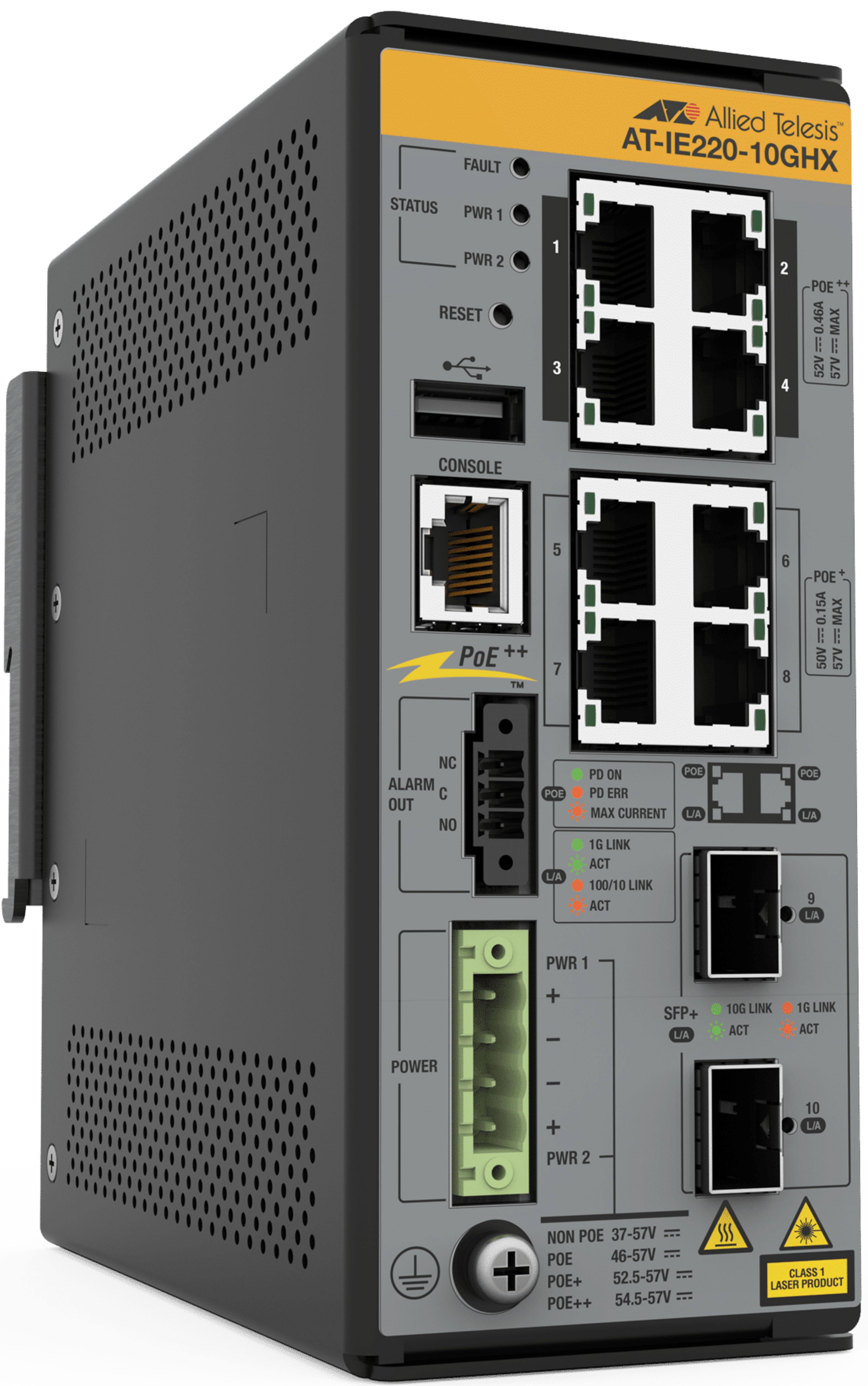 Allied Telesis AT-IE220-10GHX PoE Switch