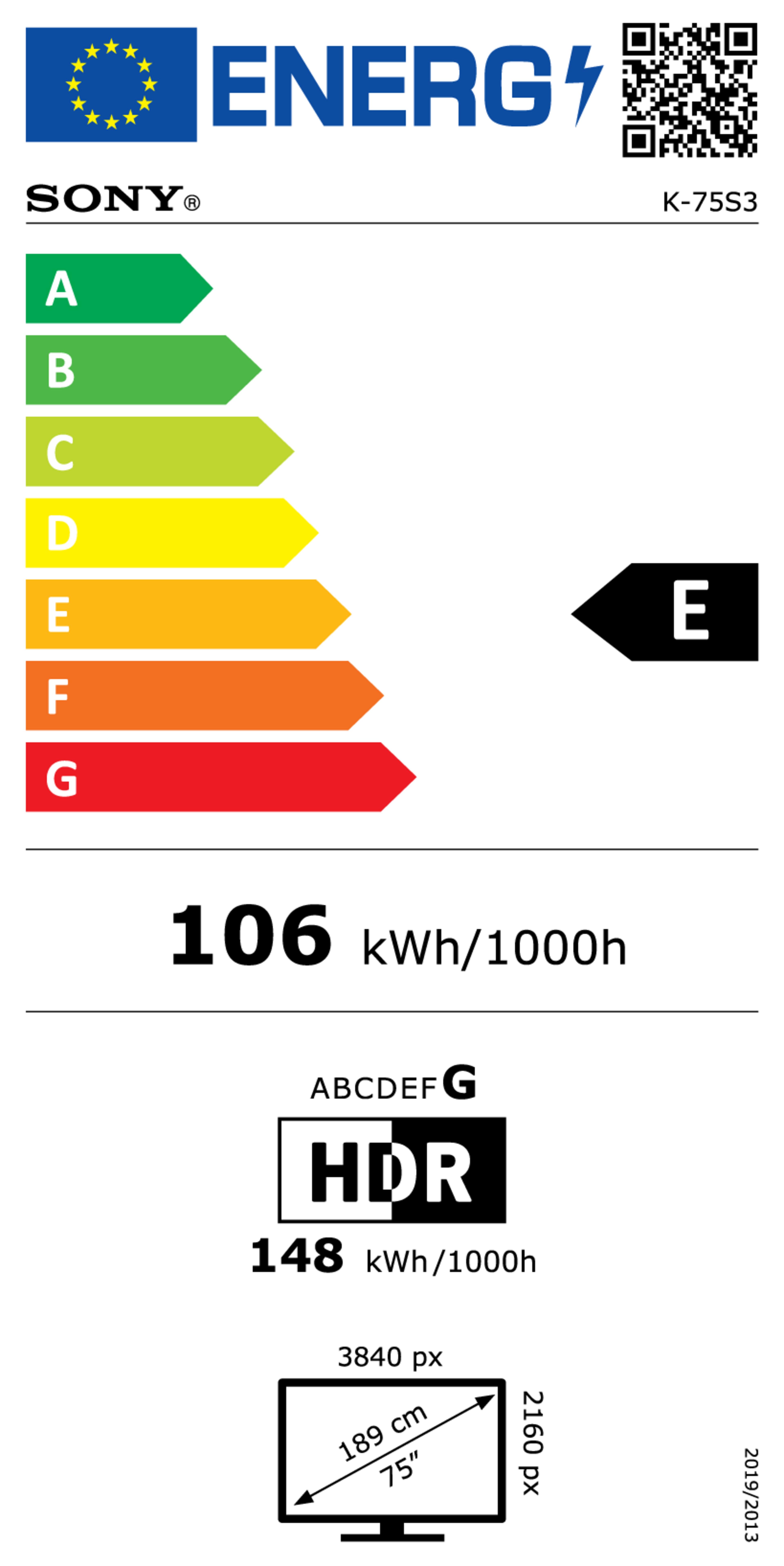 Sony Bravia FWD-75S35 Display