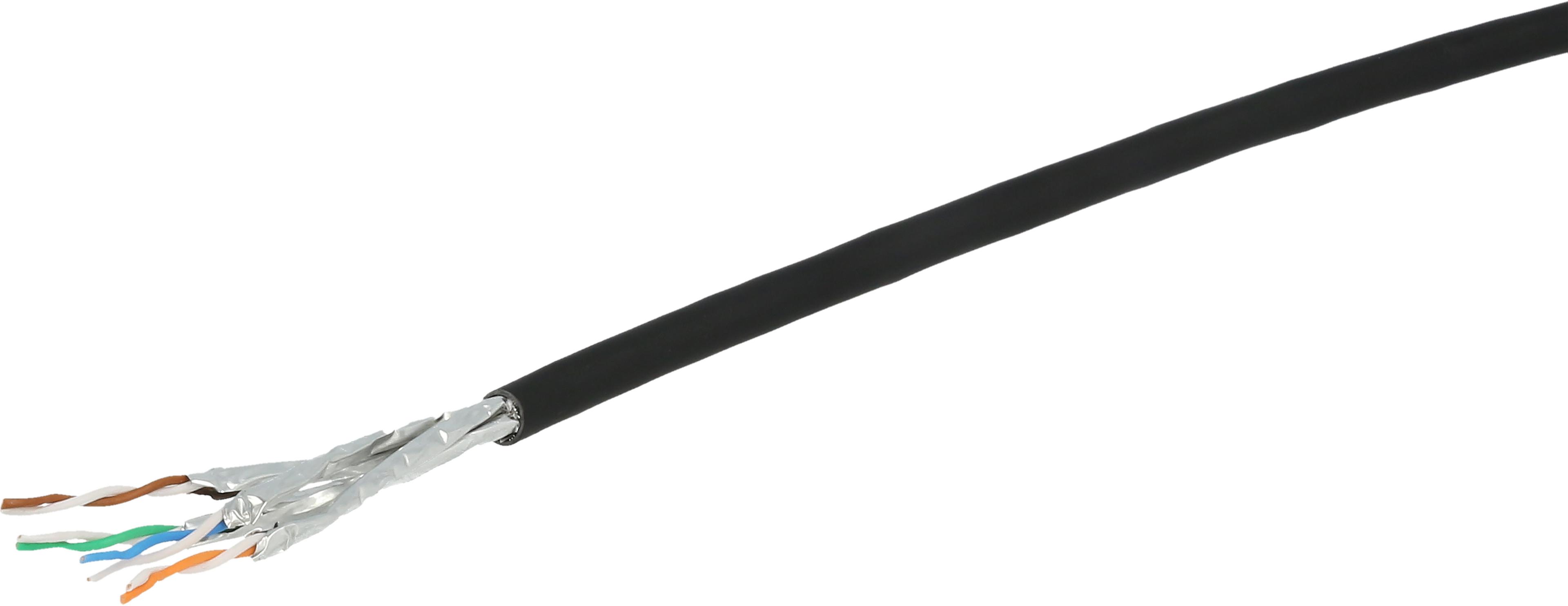 Data Cable Cat7 Strand. S/FTP 100m Black