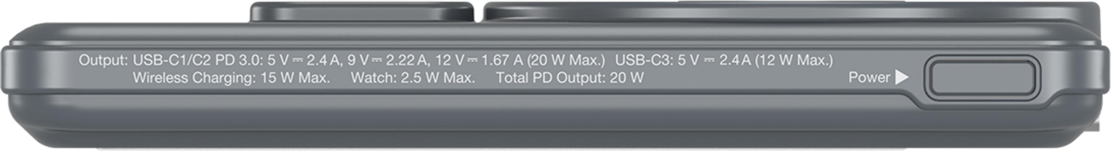 Batt. externe USB Verbatim 5000mAh gris