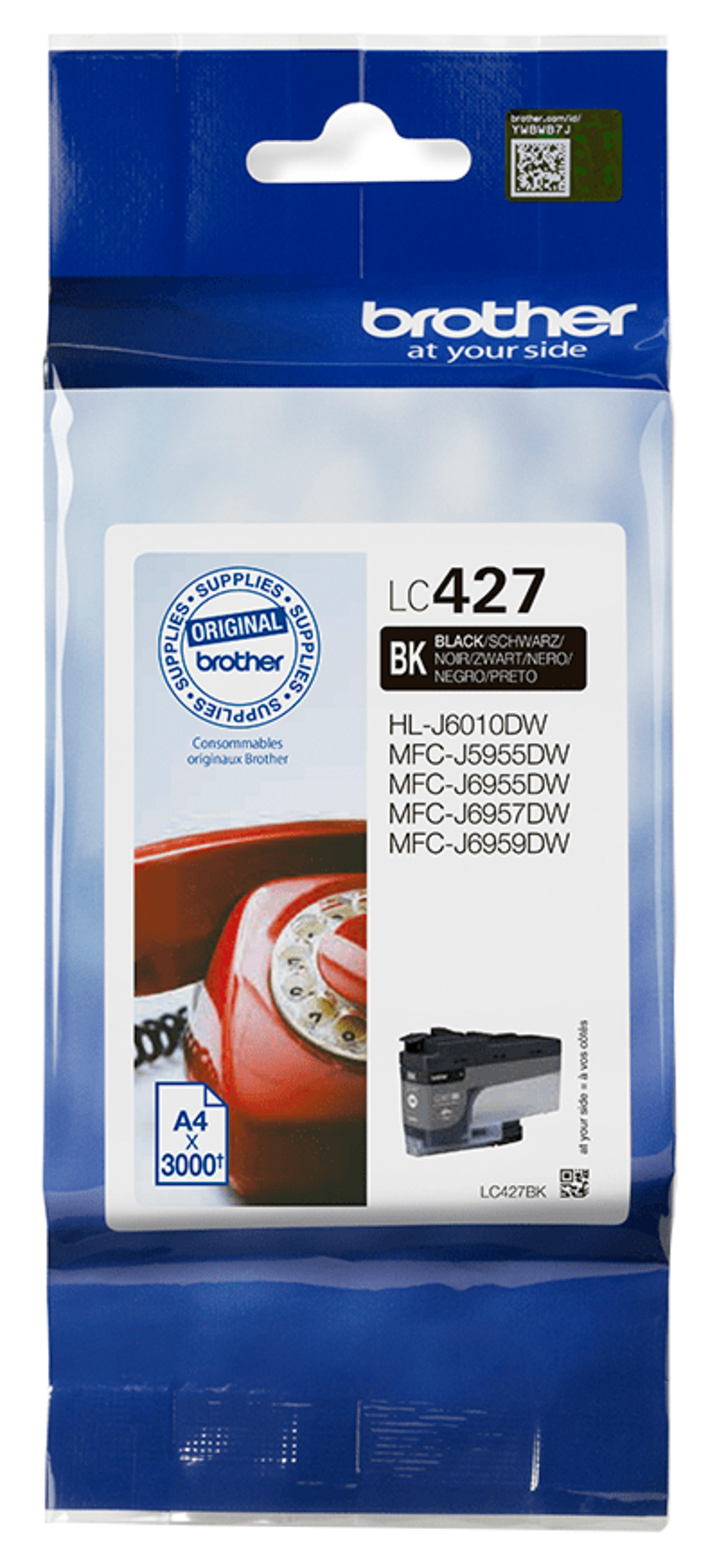 Brother LC-427BK Tinte schwarz