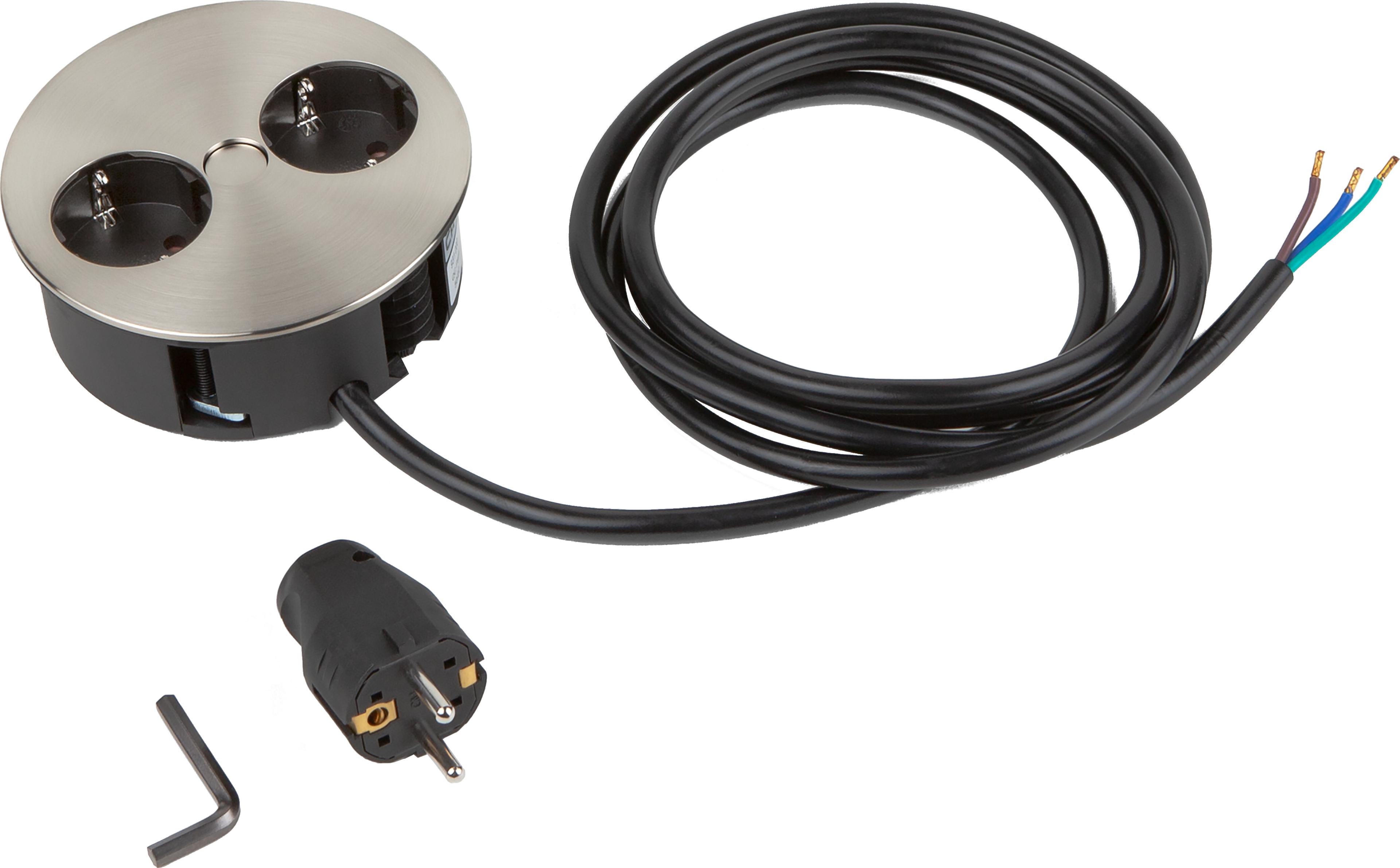 Power Strip TWIST 2-way 2m