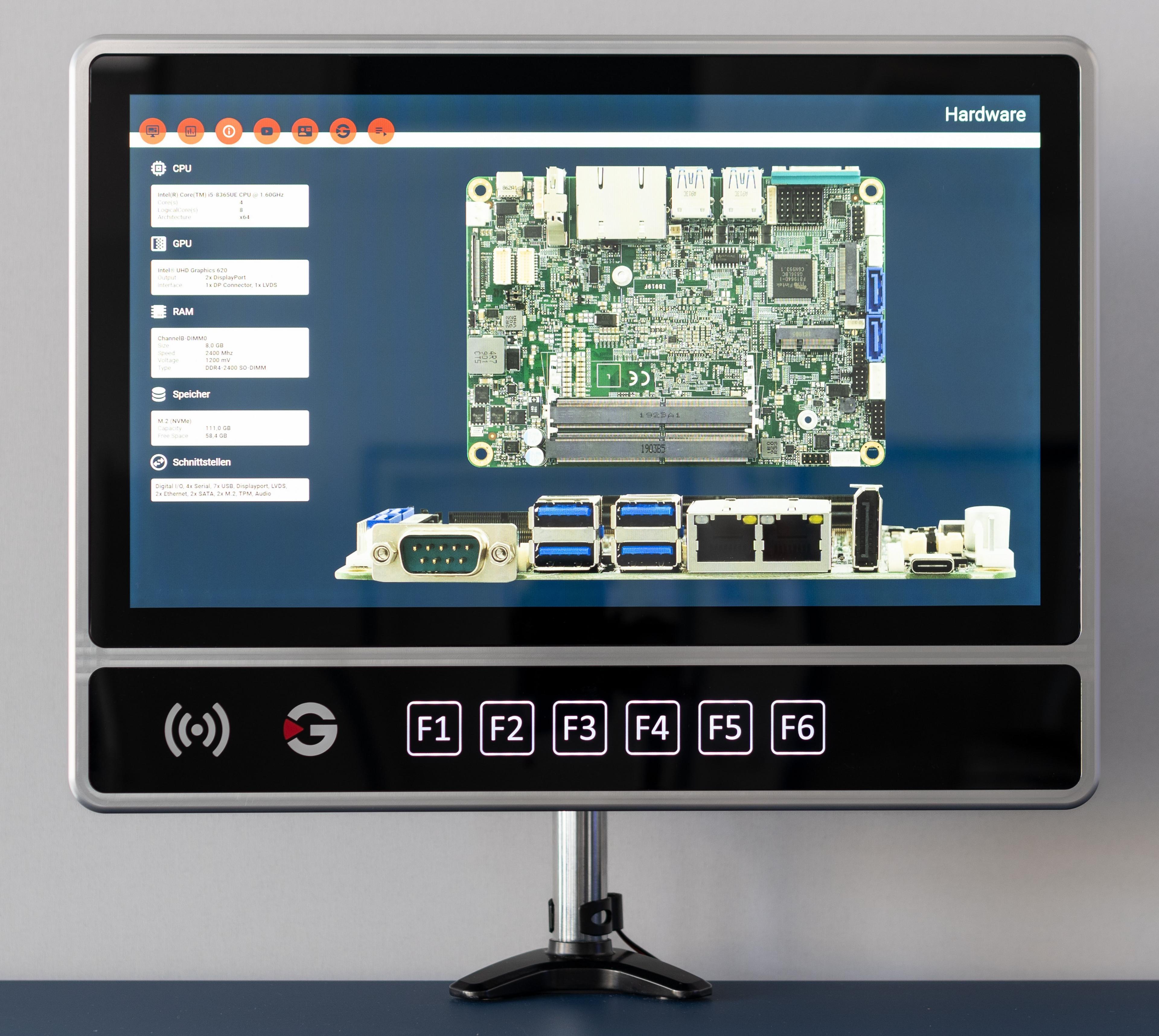 GETT InduSmart C 8/128GB Industrie PC