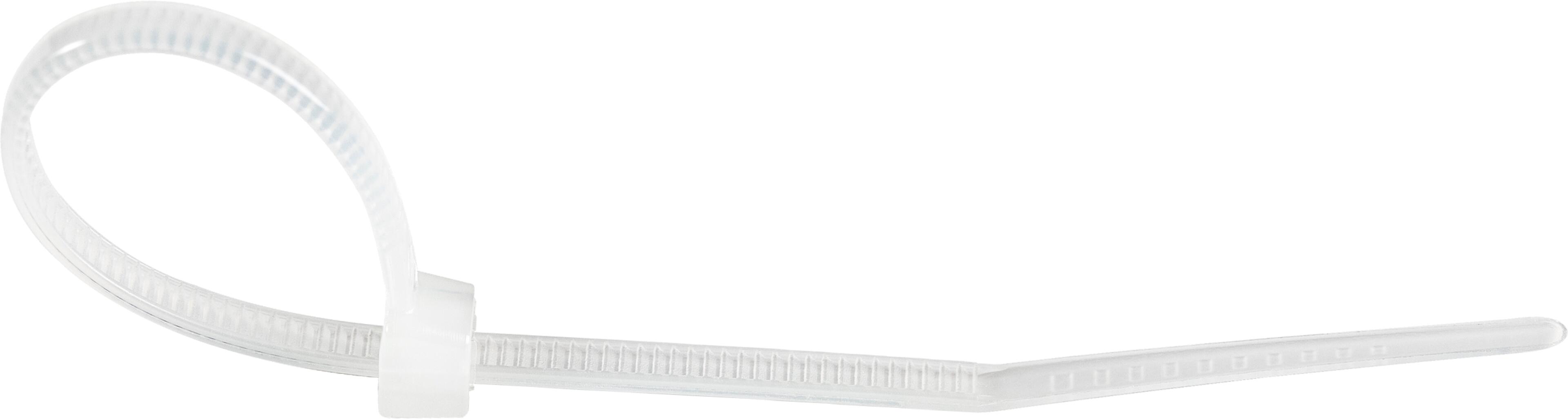 Serre-câbles 100 x 2 mm(L+l.) x100 blanc