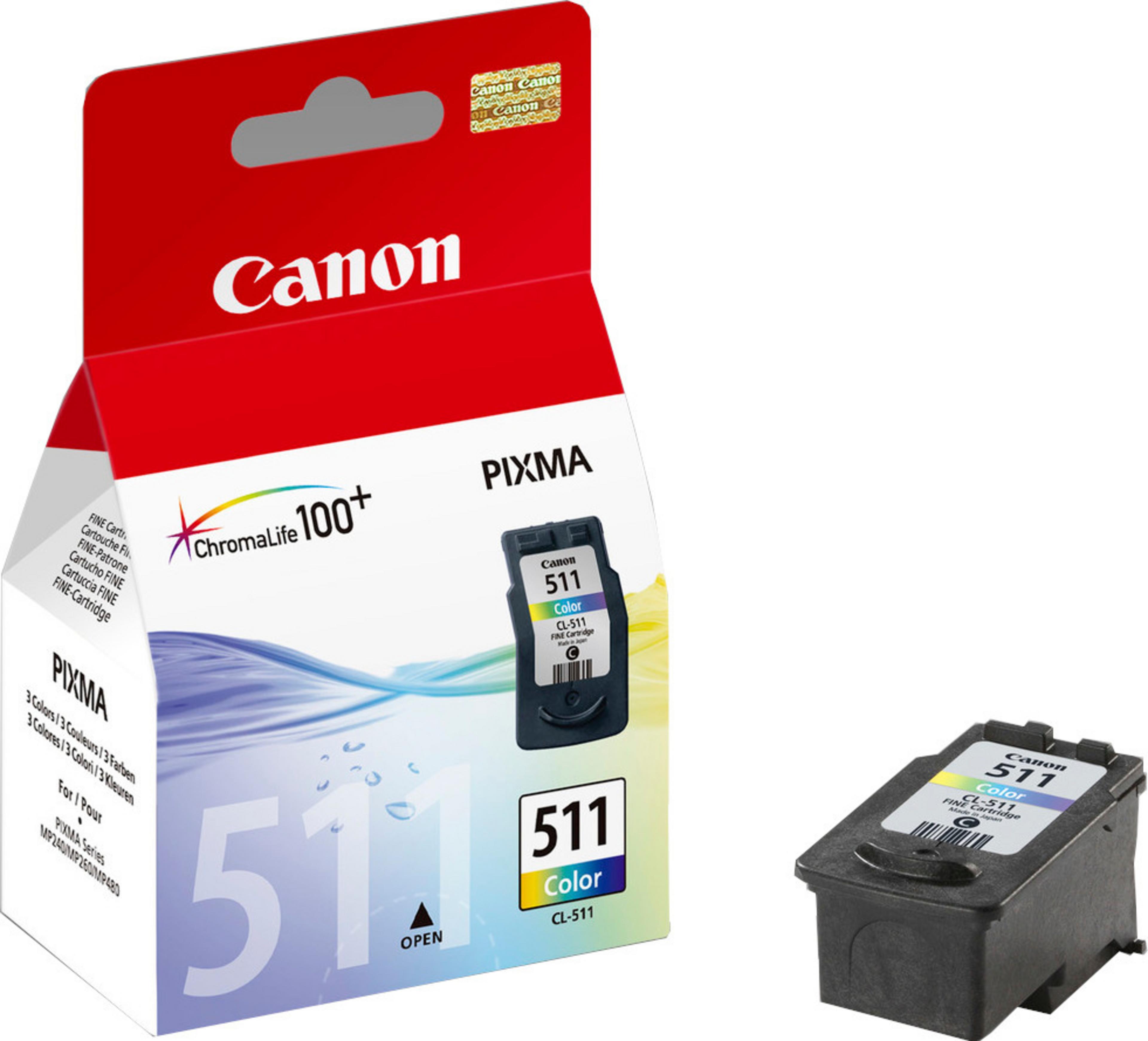 Canon CL-511 Print Head + Ink 3-colour