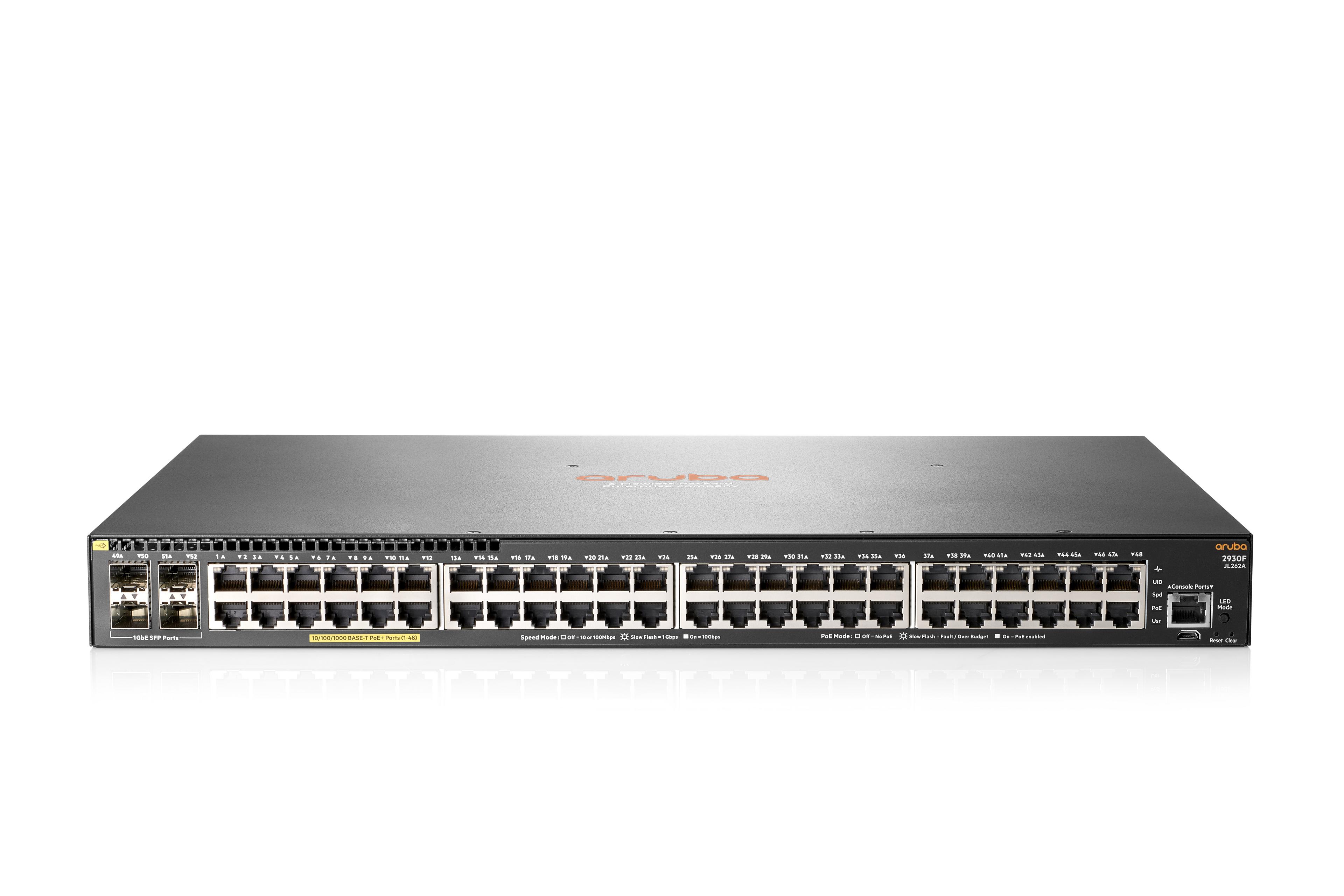 HPE Aruba 2930F 48G PoE+ Switch