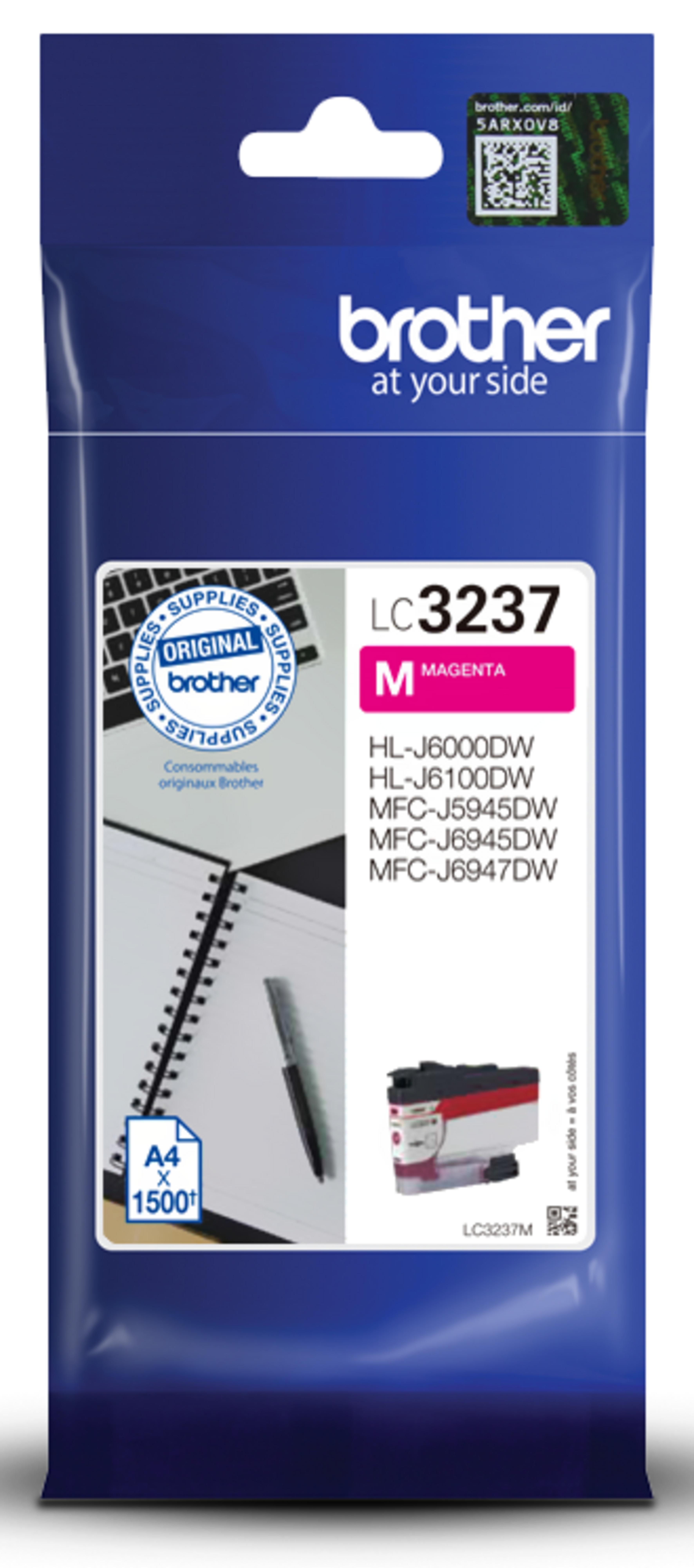 Brother LC-3237M Ink Magenta