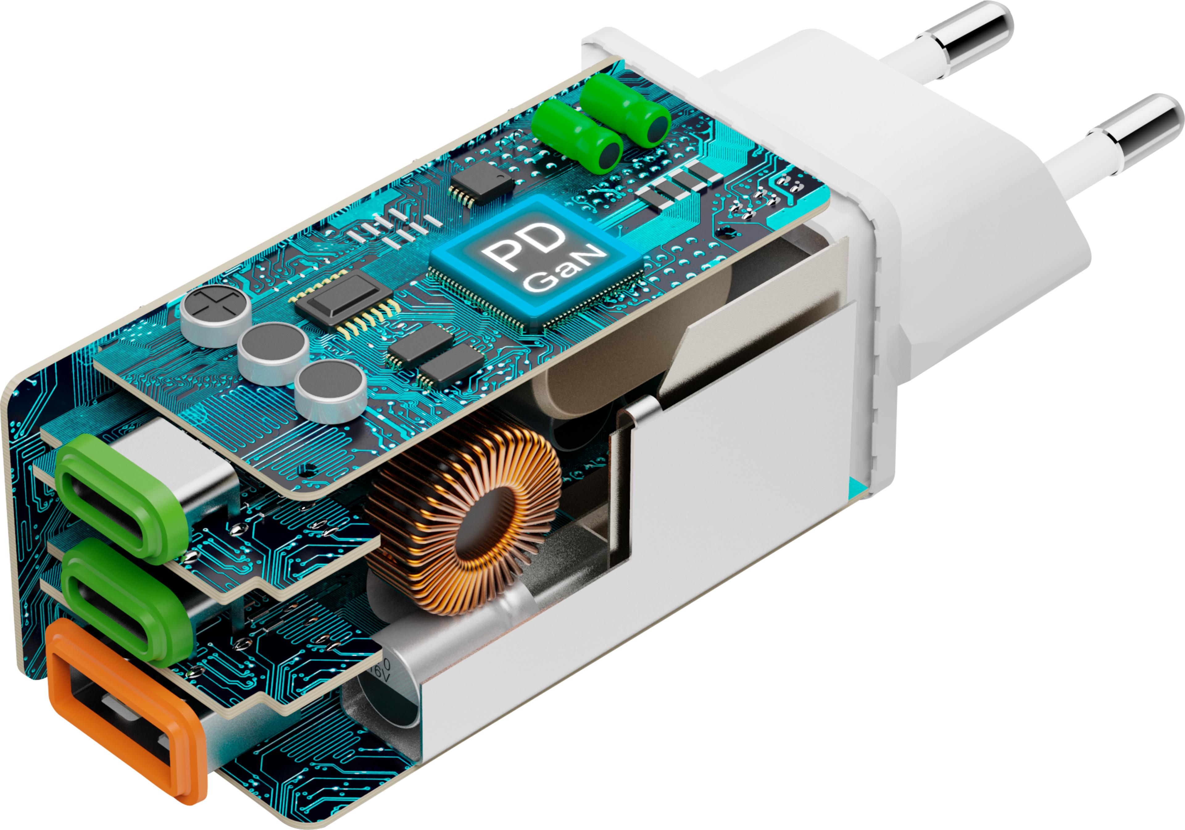 Hama 2x USB-C/A Charger 65W