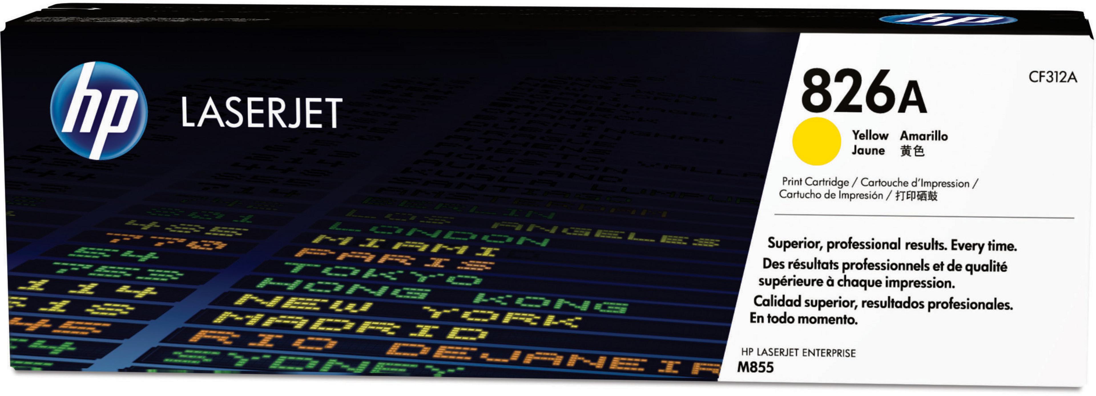 HP Toner 826A, żółty