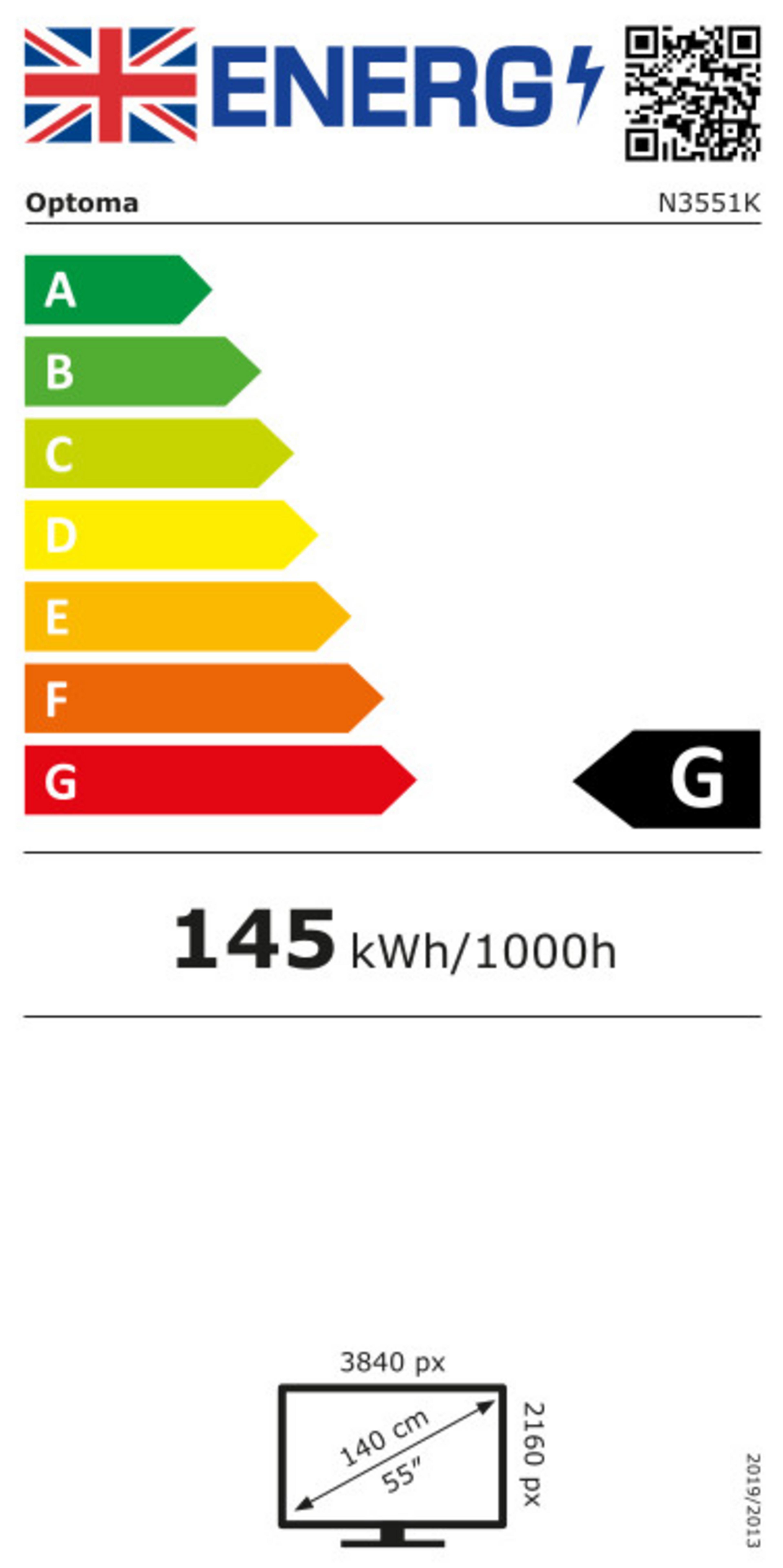 Optoma N3551K Signage Display