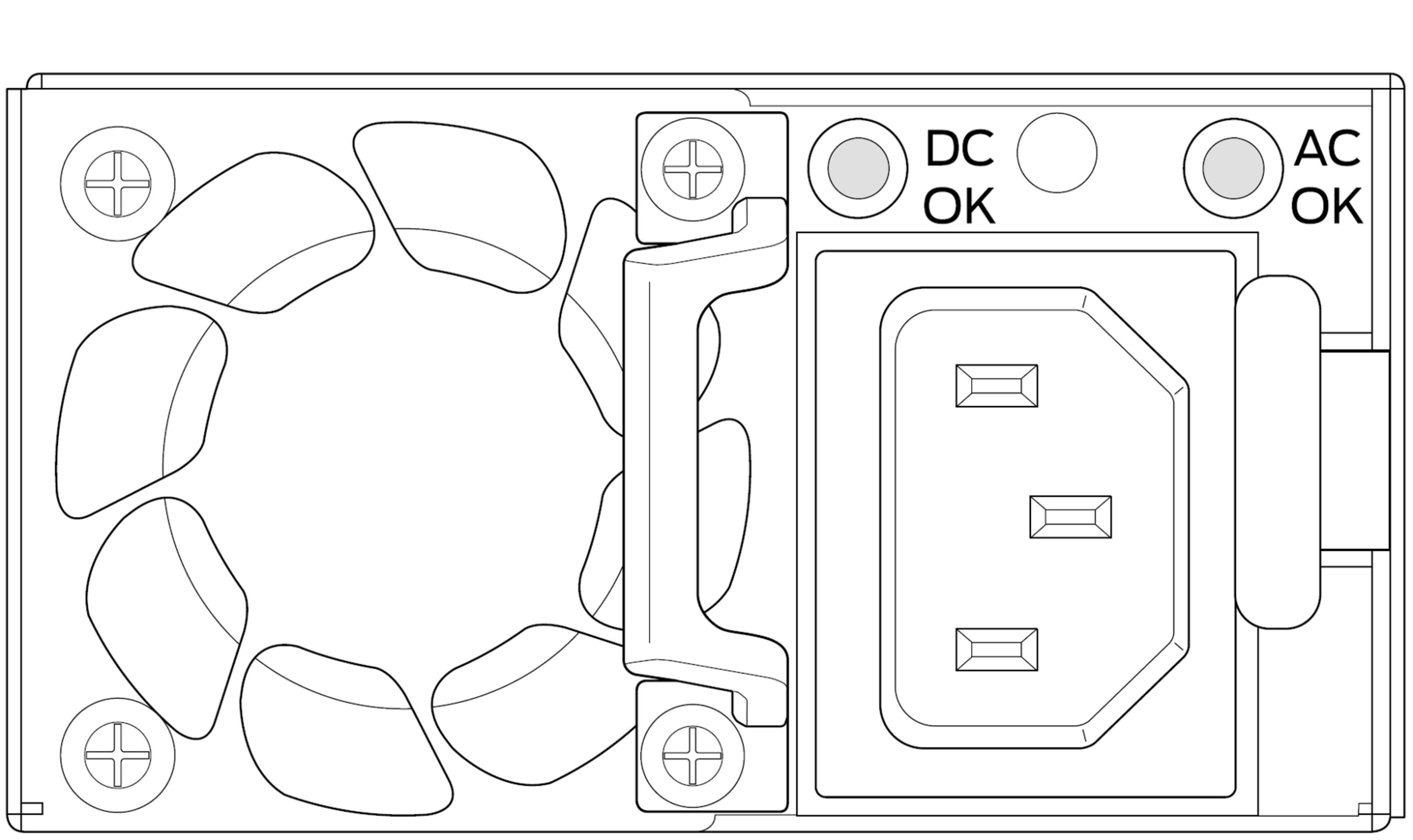 Juniper JPSU-920-AC-AFO 920W PSU