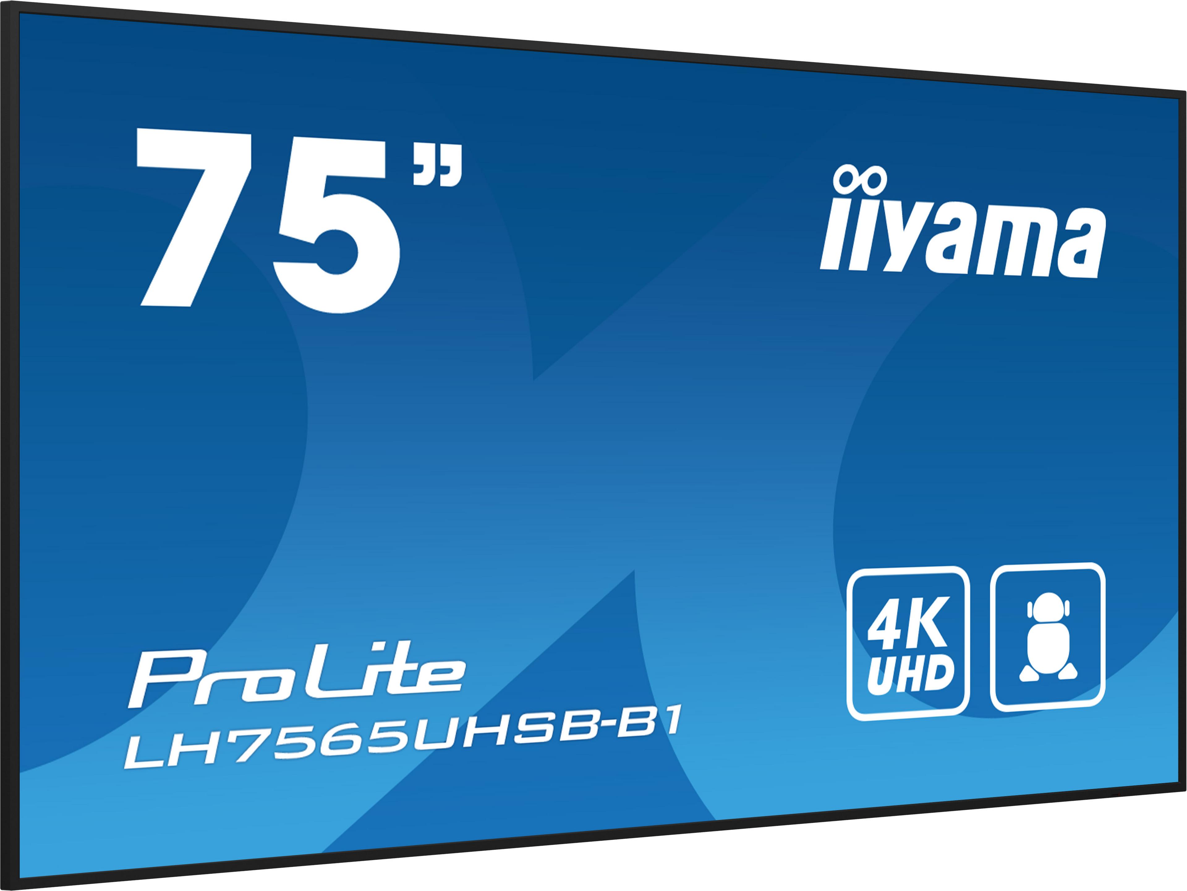 iiyama ProLite LH7565UHSB-B1 Display