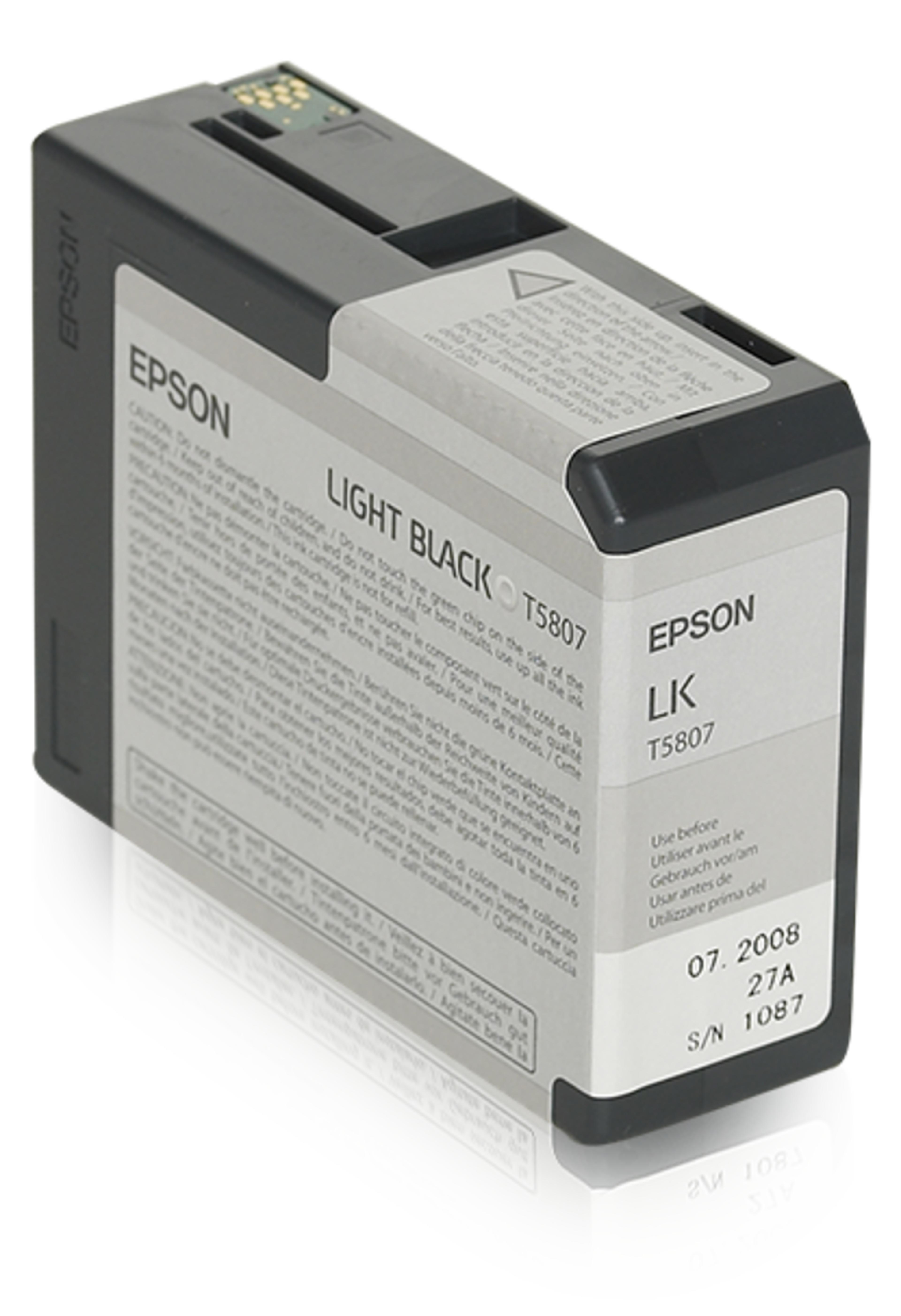 Inkoust Epson T580700, světle azurový
