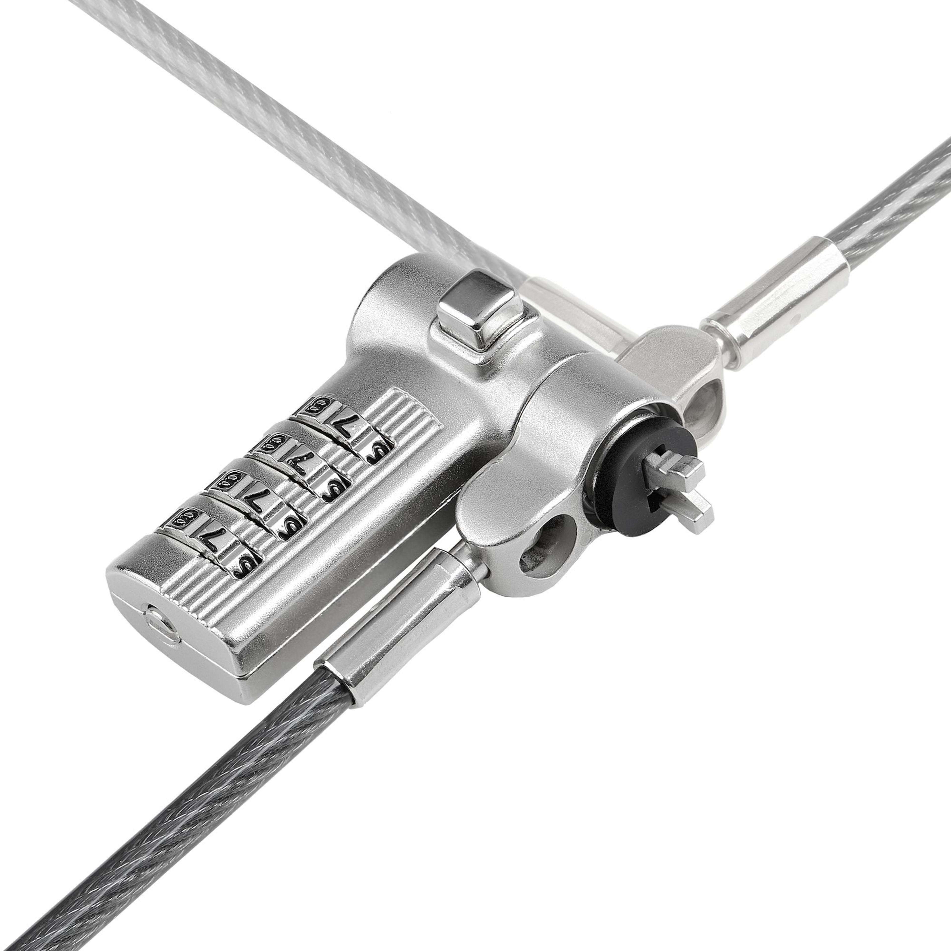 StarTech 3-az-1-ben kombinációs-számzár