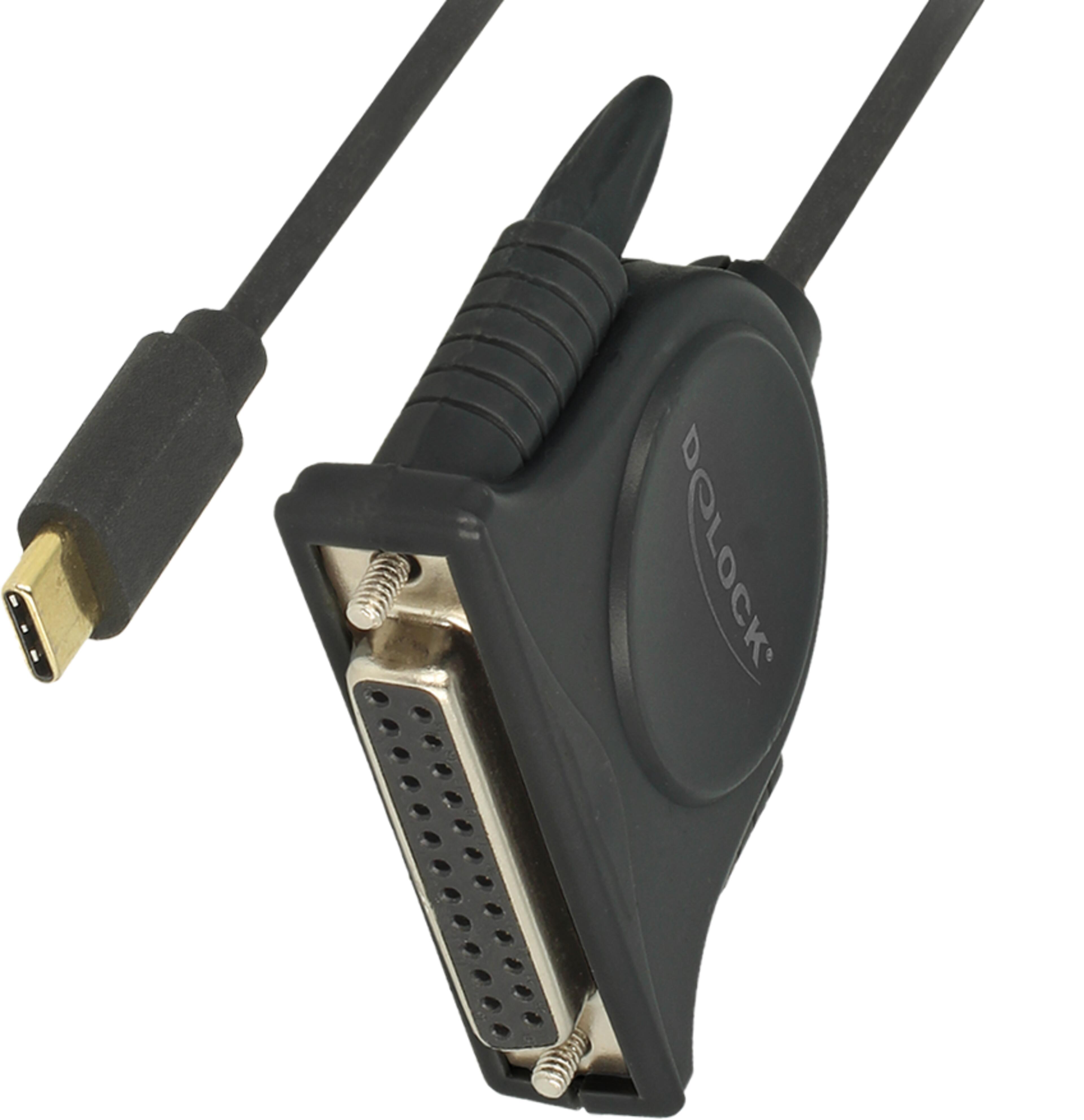 Adapter DB25/f-USB C/m 1.8m Parallel