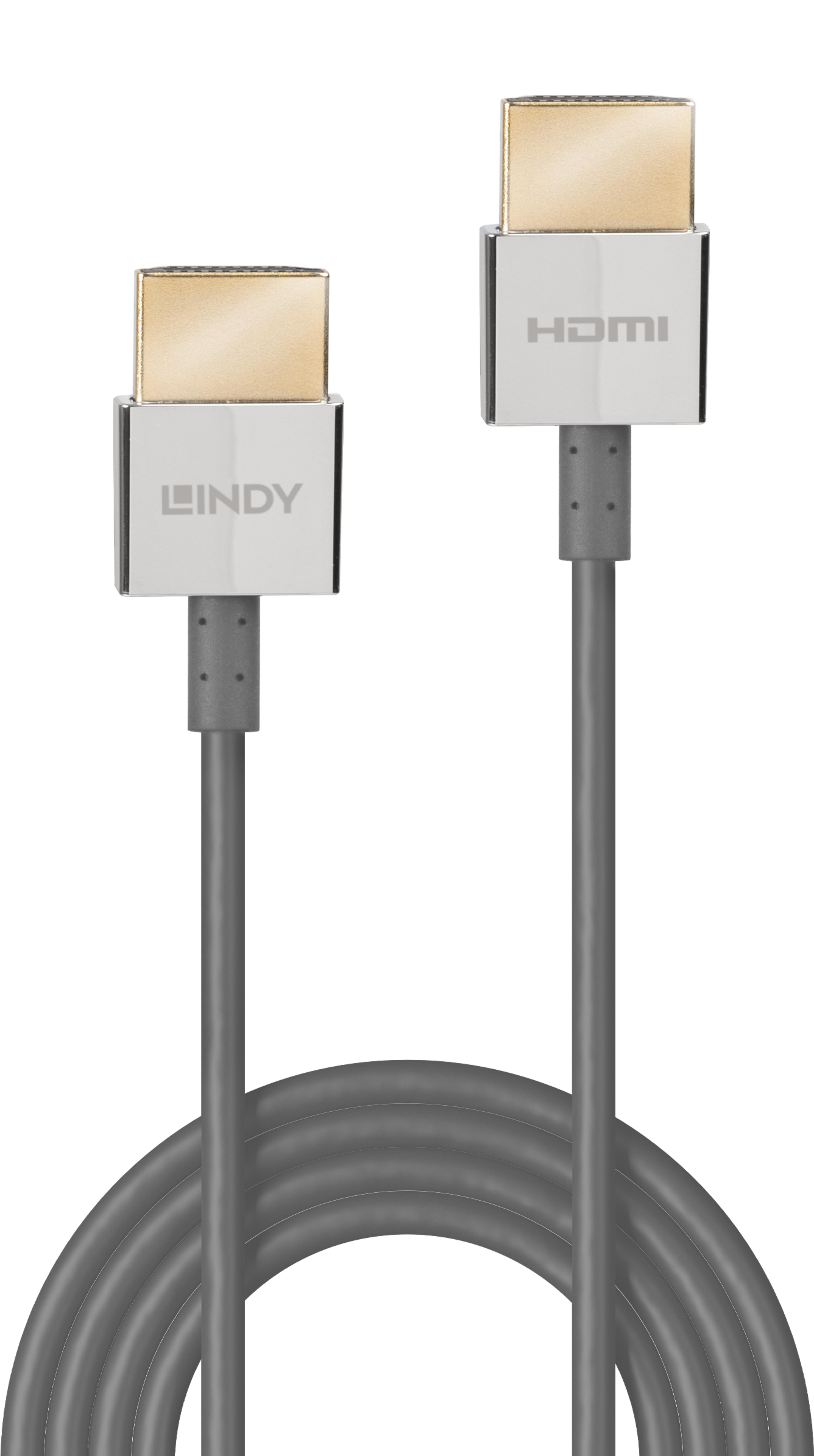 LINDY HDMI Kabel Slim 1 m