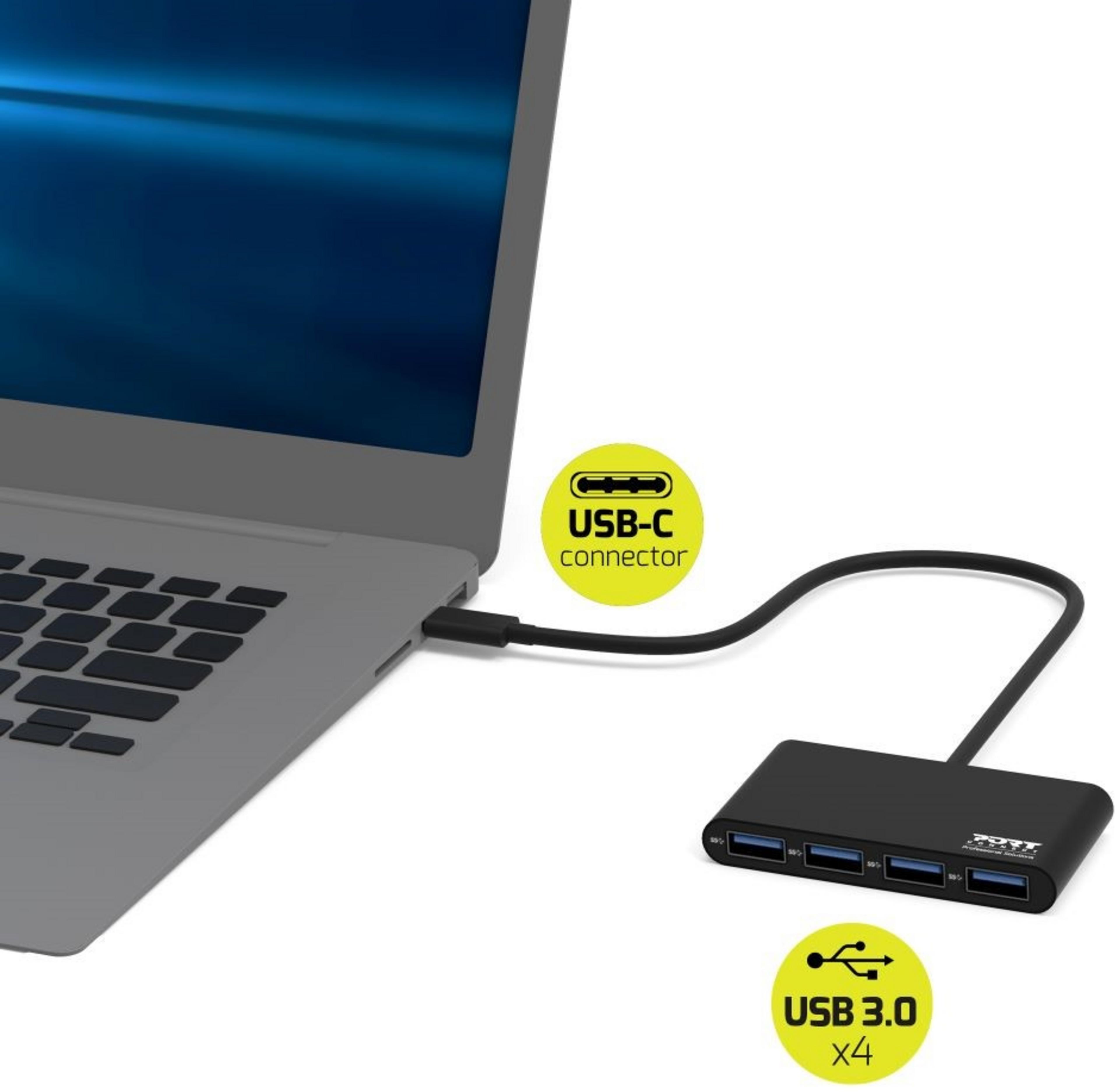Port USB Typ C auf USB 3.0 Hub