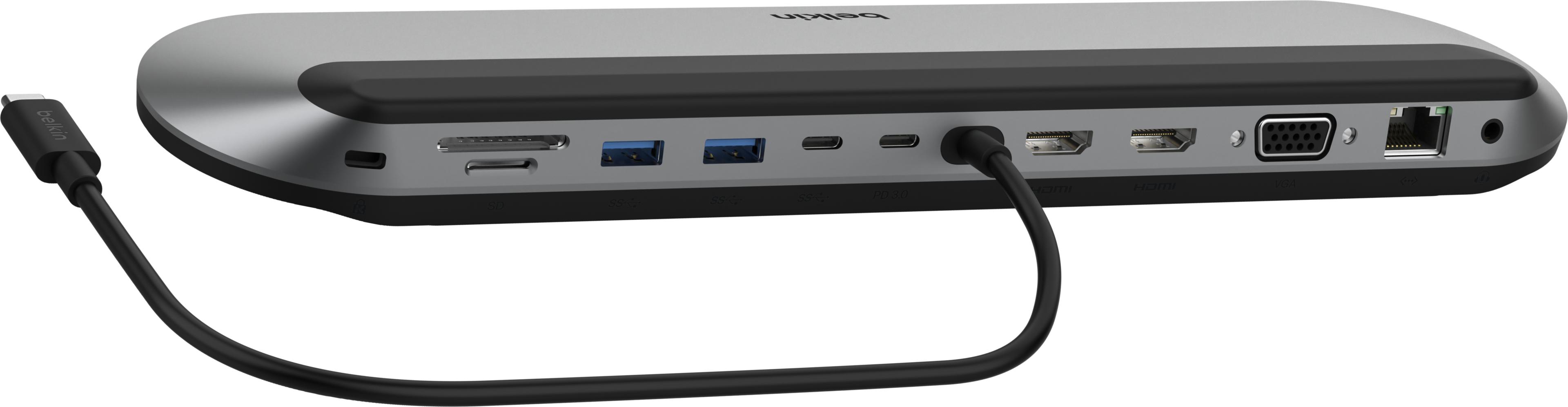 Belkin USB-C 3.0 - VGA+2xHDMI Dock