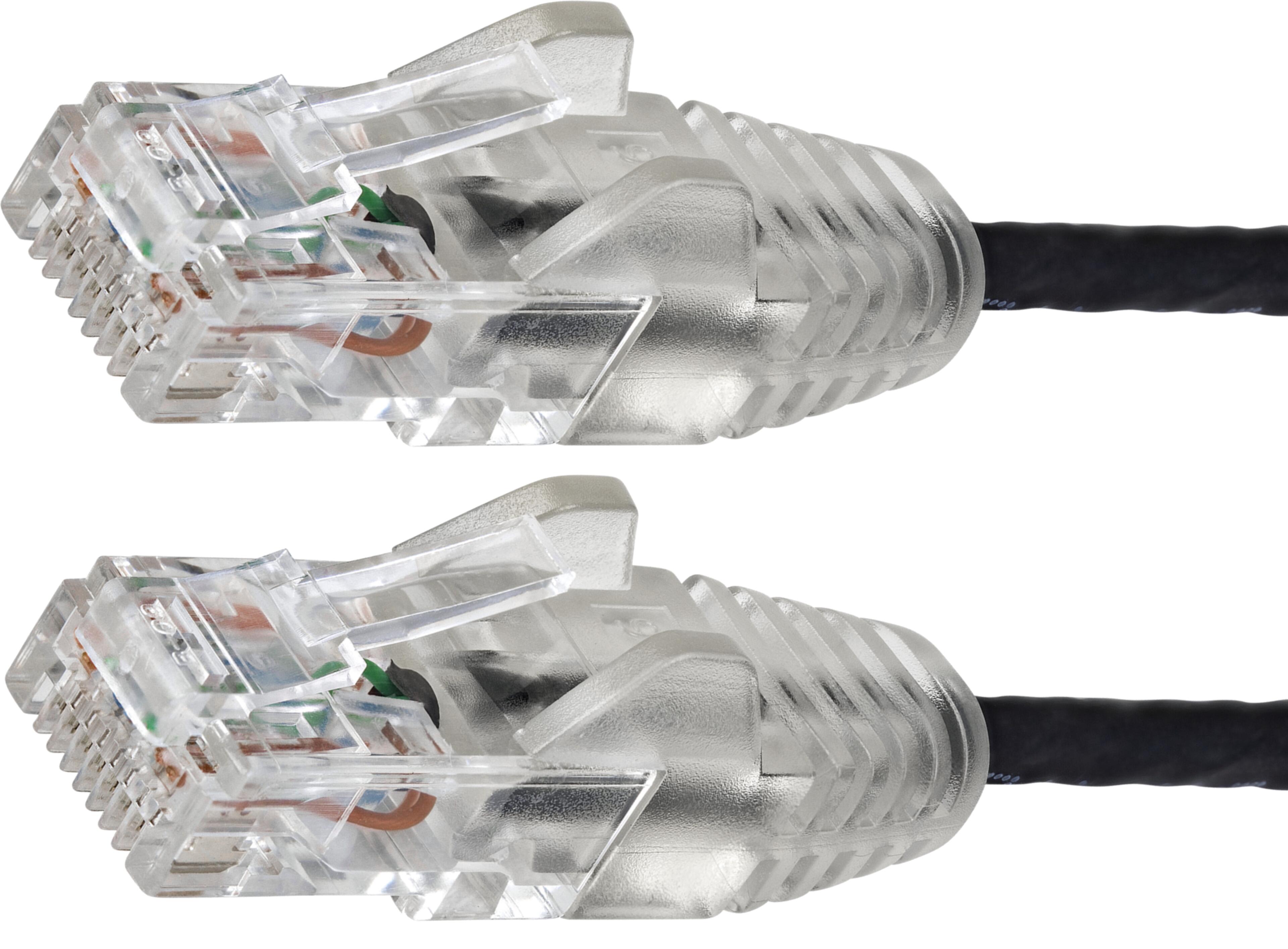 Patch Cable RJ45 U/UTP Cat6 2m Black