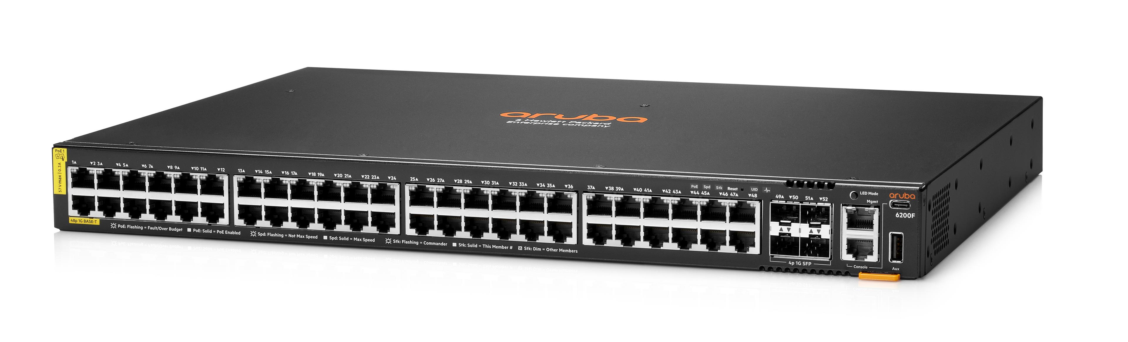 HPE Aruba 6200F 48G PoE 740 W Switch