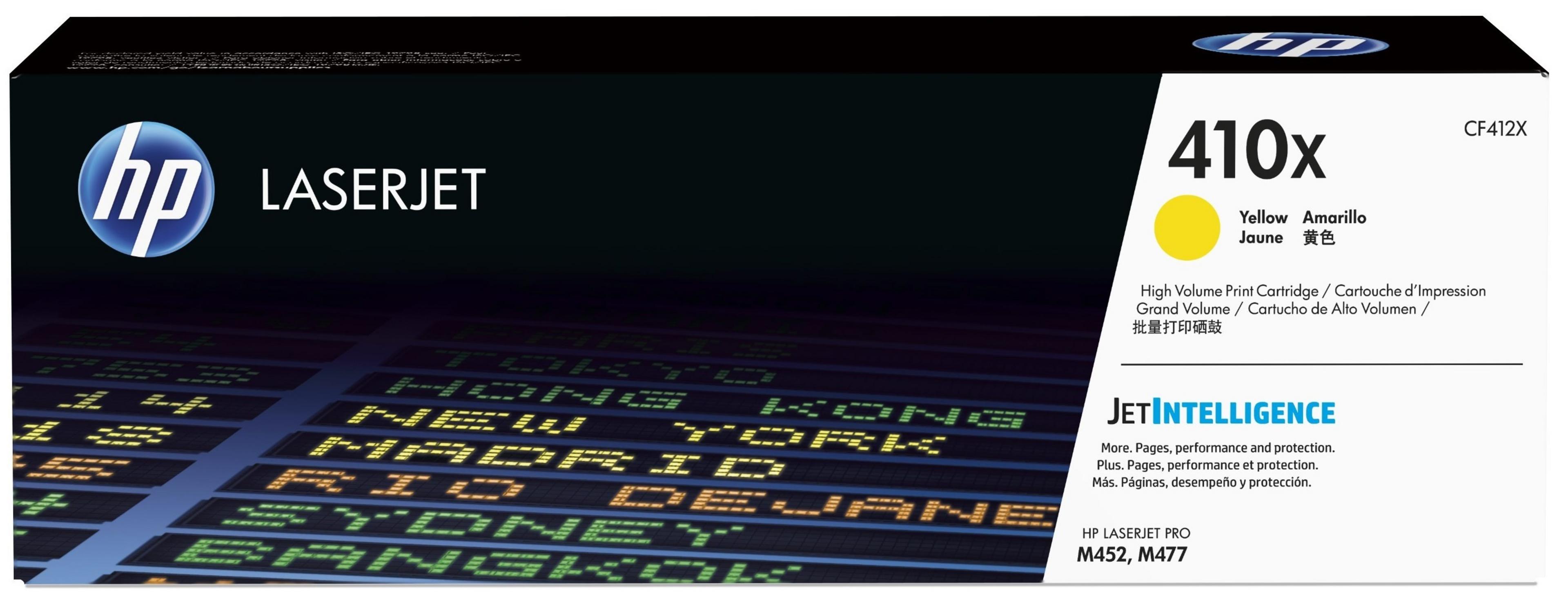 Tóner HP 410X amarillo