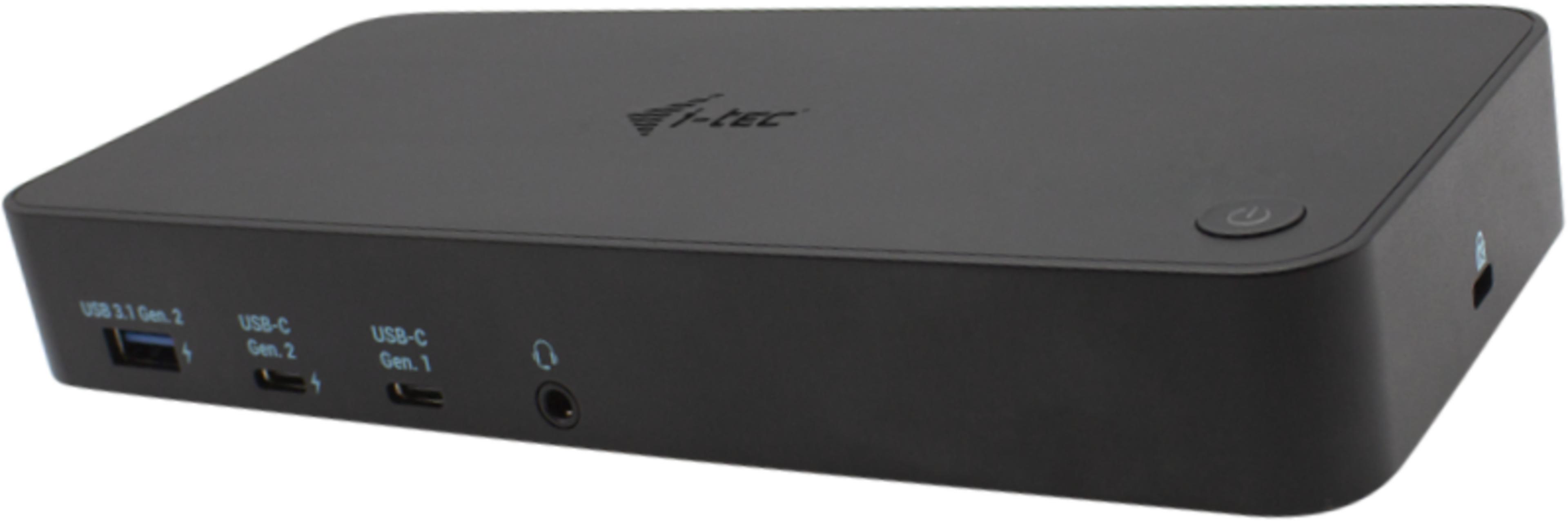 i-tec USB-C/A - 2xDisplayPort+HDMI Dock