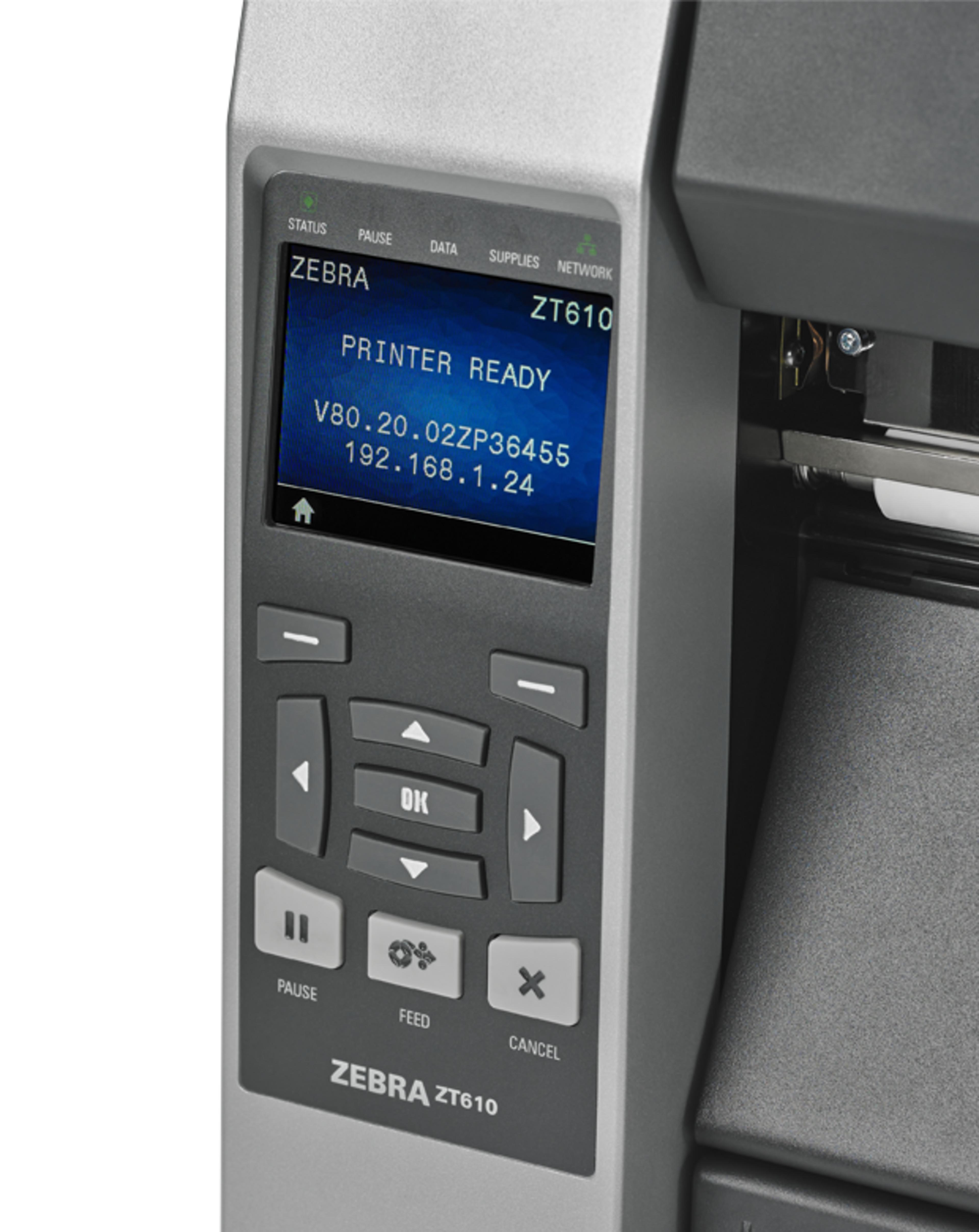 Zebra ZT610 TT 300dpi Bluetooth Printer