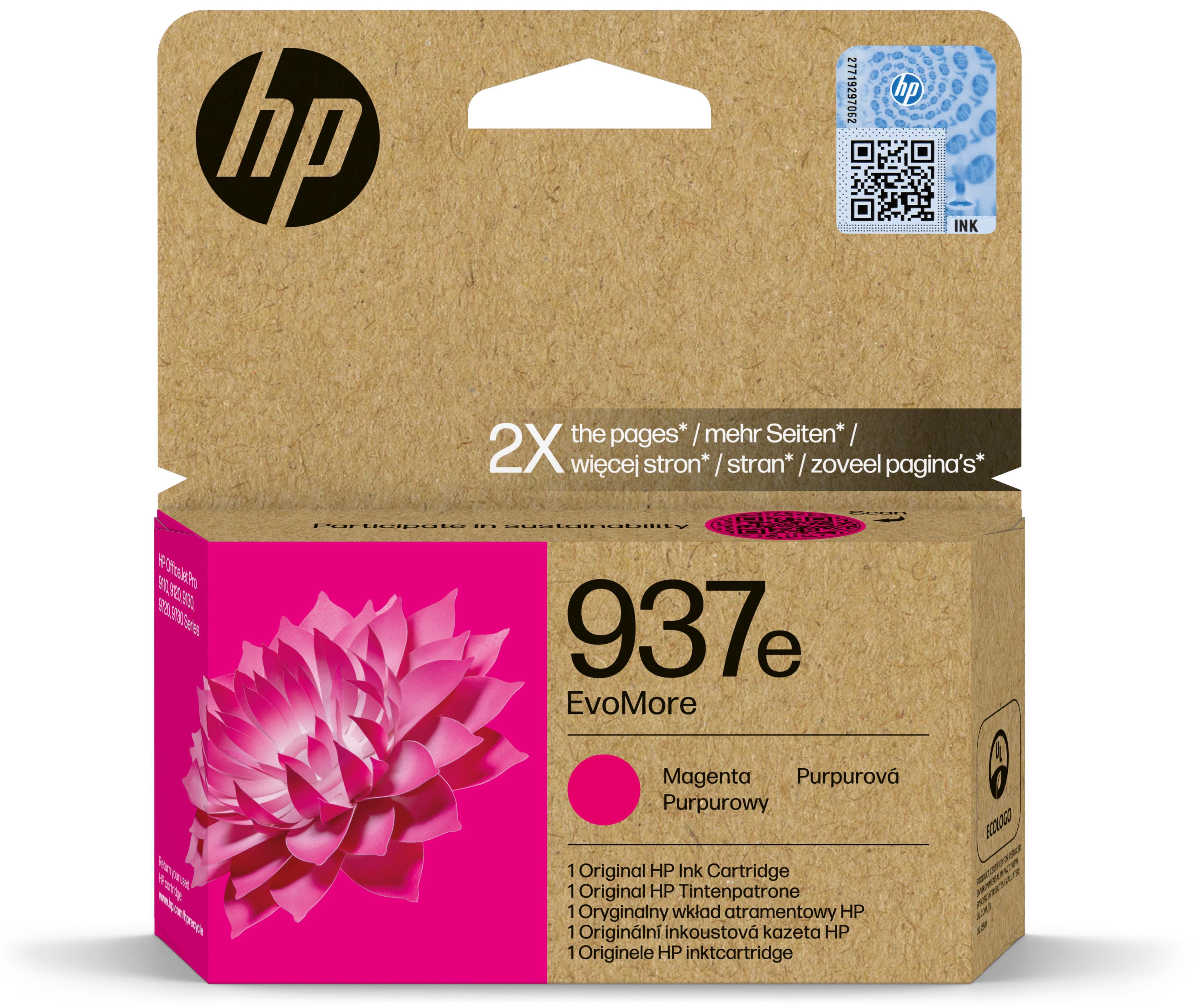 HP 937e EvoMore Tinte magenta