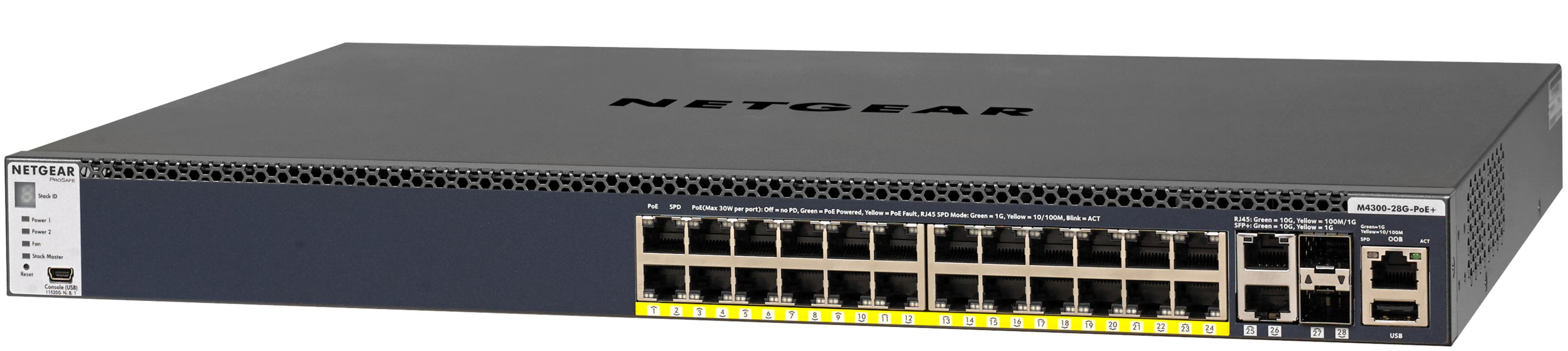NETGEAR ProSAFE M4300-28G-PoE+ Switch