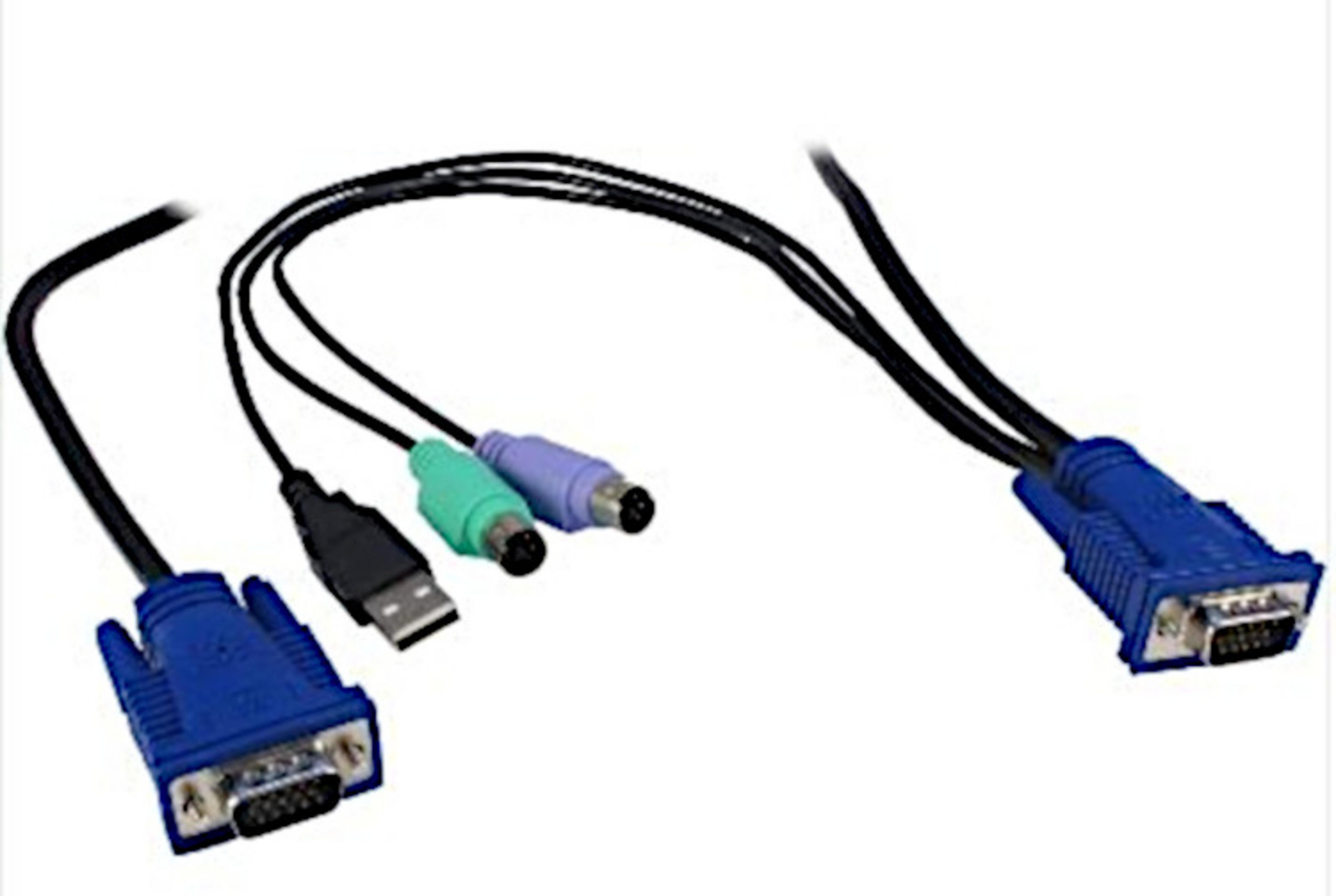 RackMaster TFT Console DB15 KVM 16-port