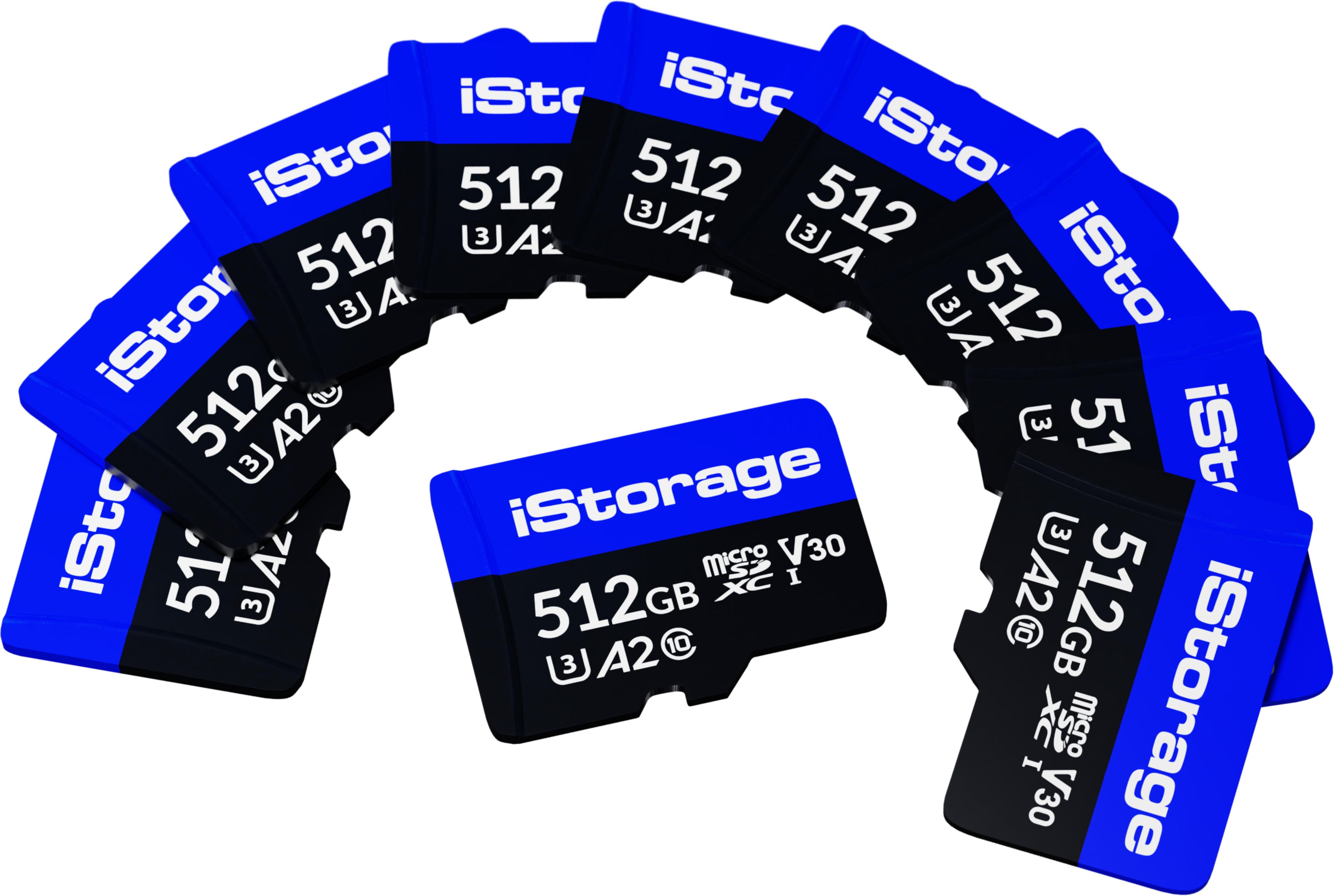 iStorage microSDXC Card 512GB 10-pack