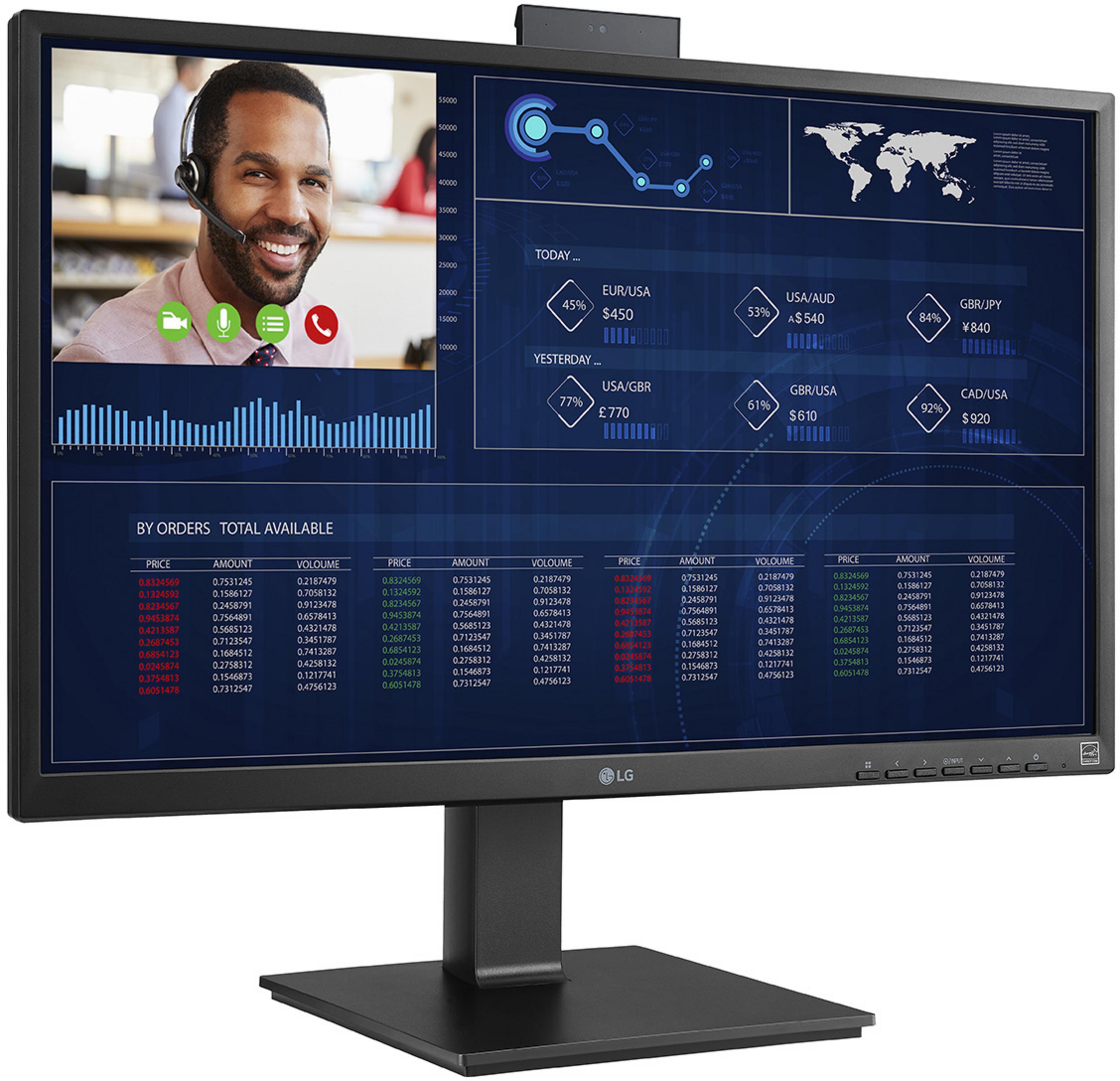 LG 27CQ651I-6P Pentium 8/16 GB IGEL OS