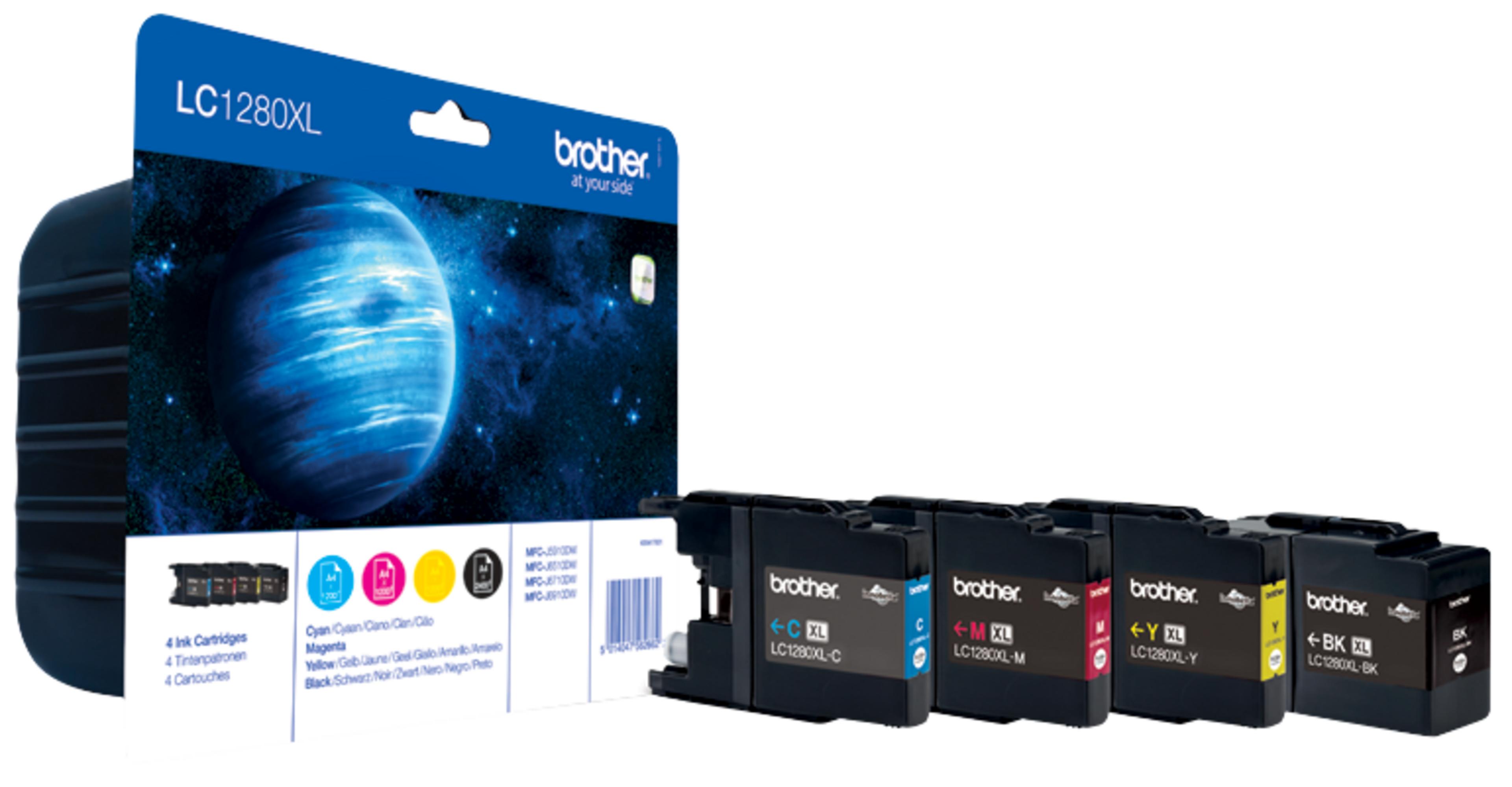 Brother LC-1280XL Ink BK/C/Y/M