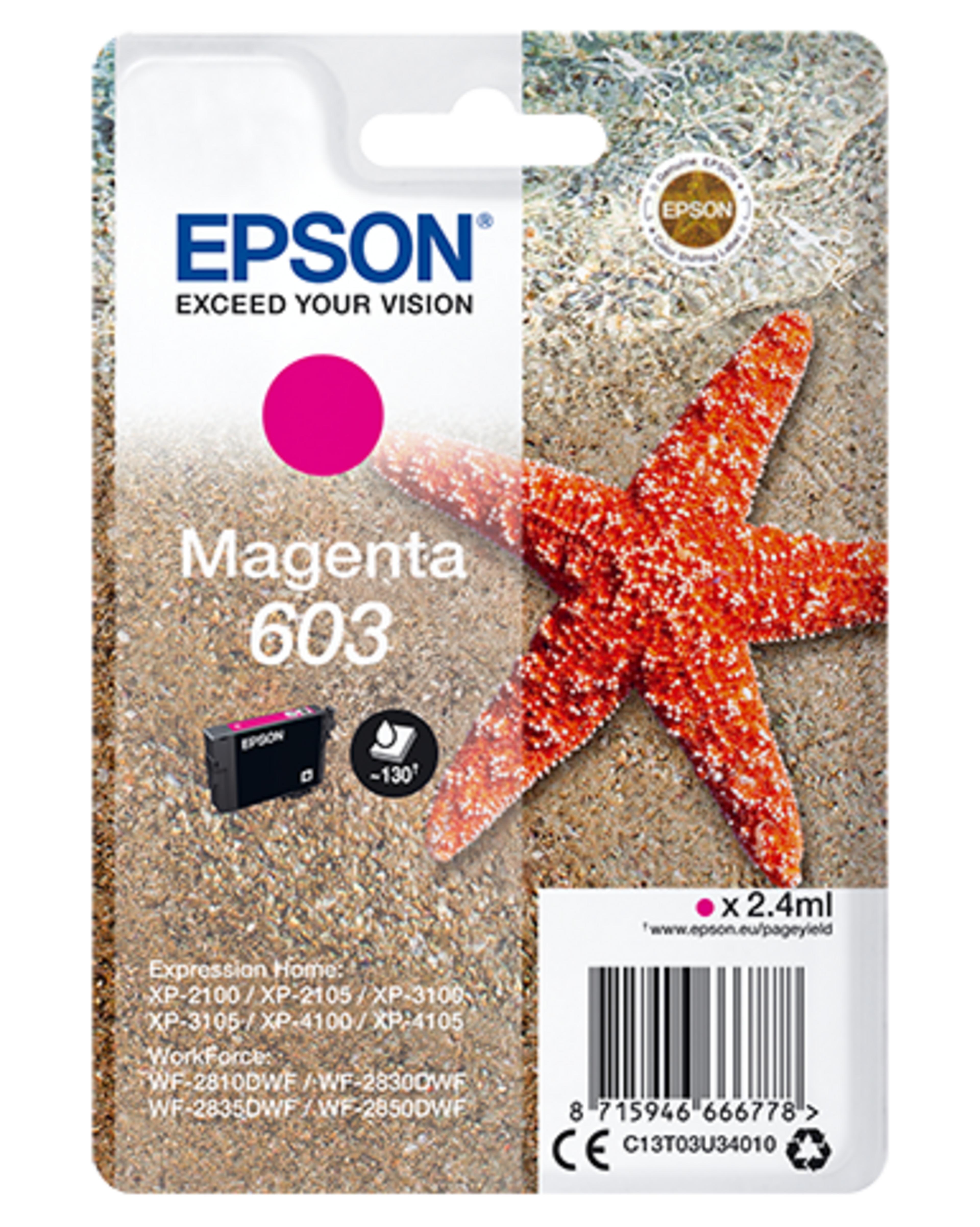 Encre Epson 603, magenta