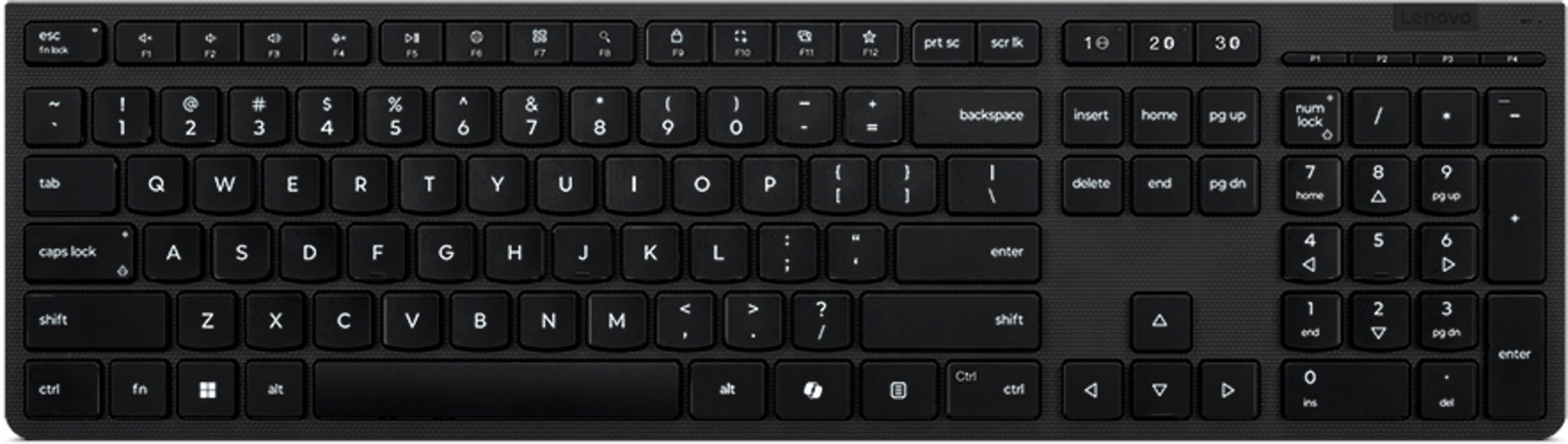 Clavier sans fil Lenovo profession. gris