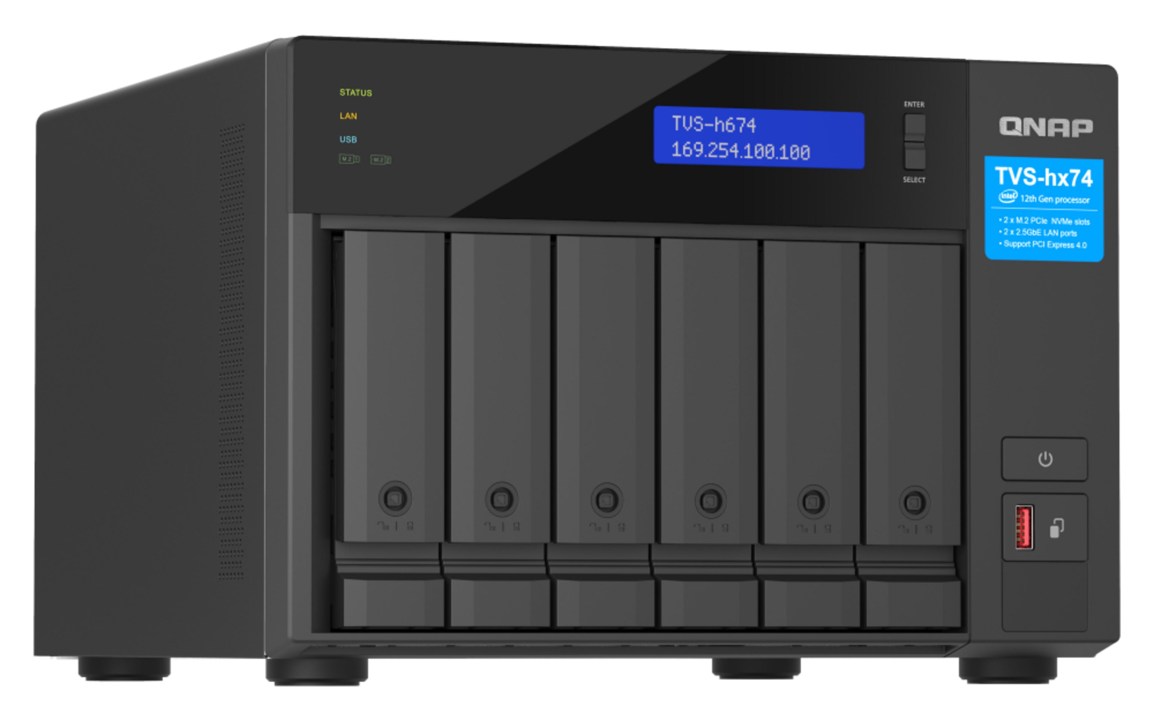 QNAP TVS-h674 32GB 6-bay NAS