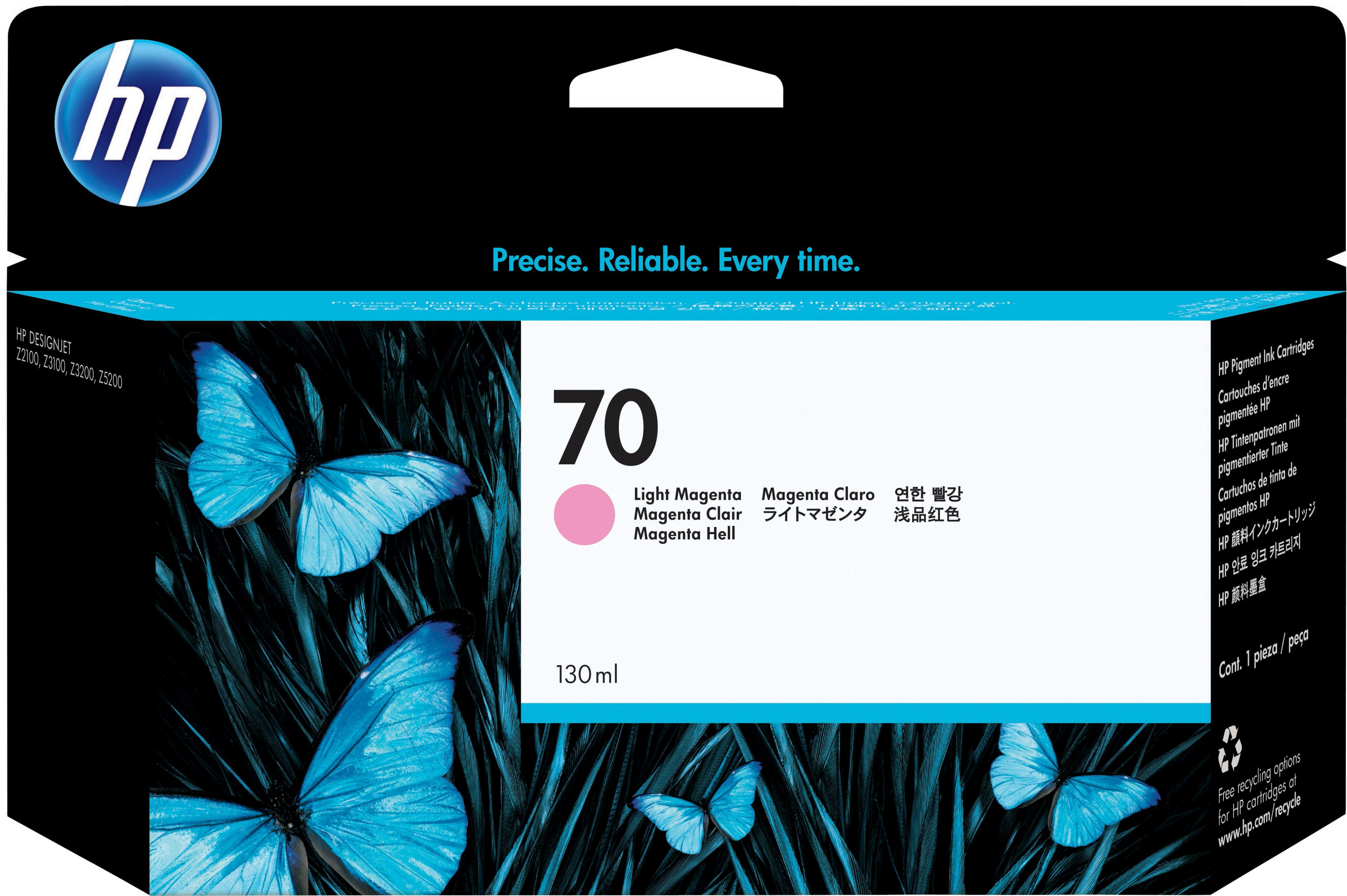 HP 70 Ink 130 ml Light Magenta