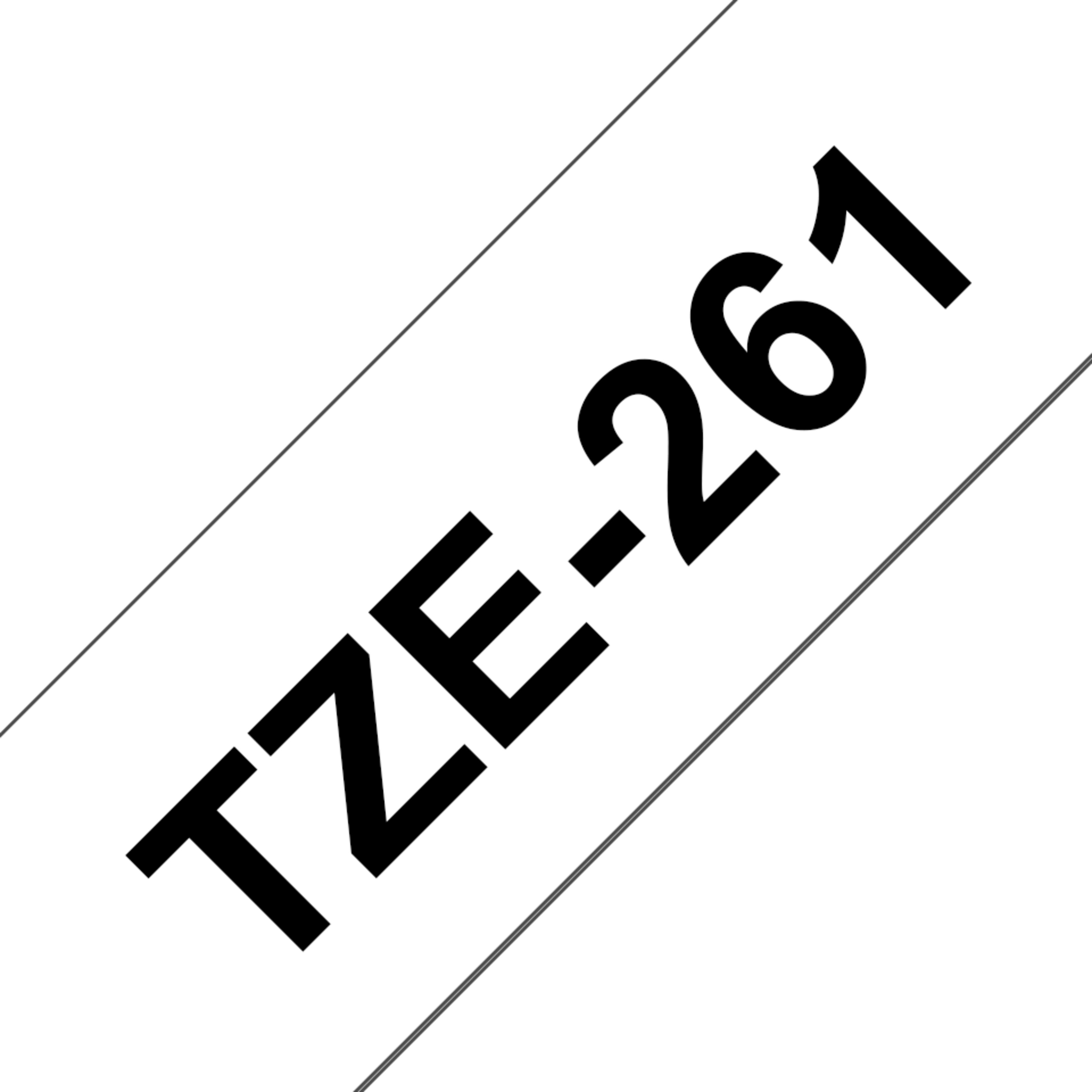 Brother TZe-261 36mmx8m Label Tape White