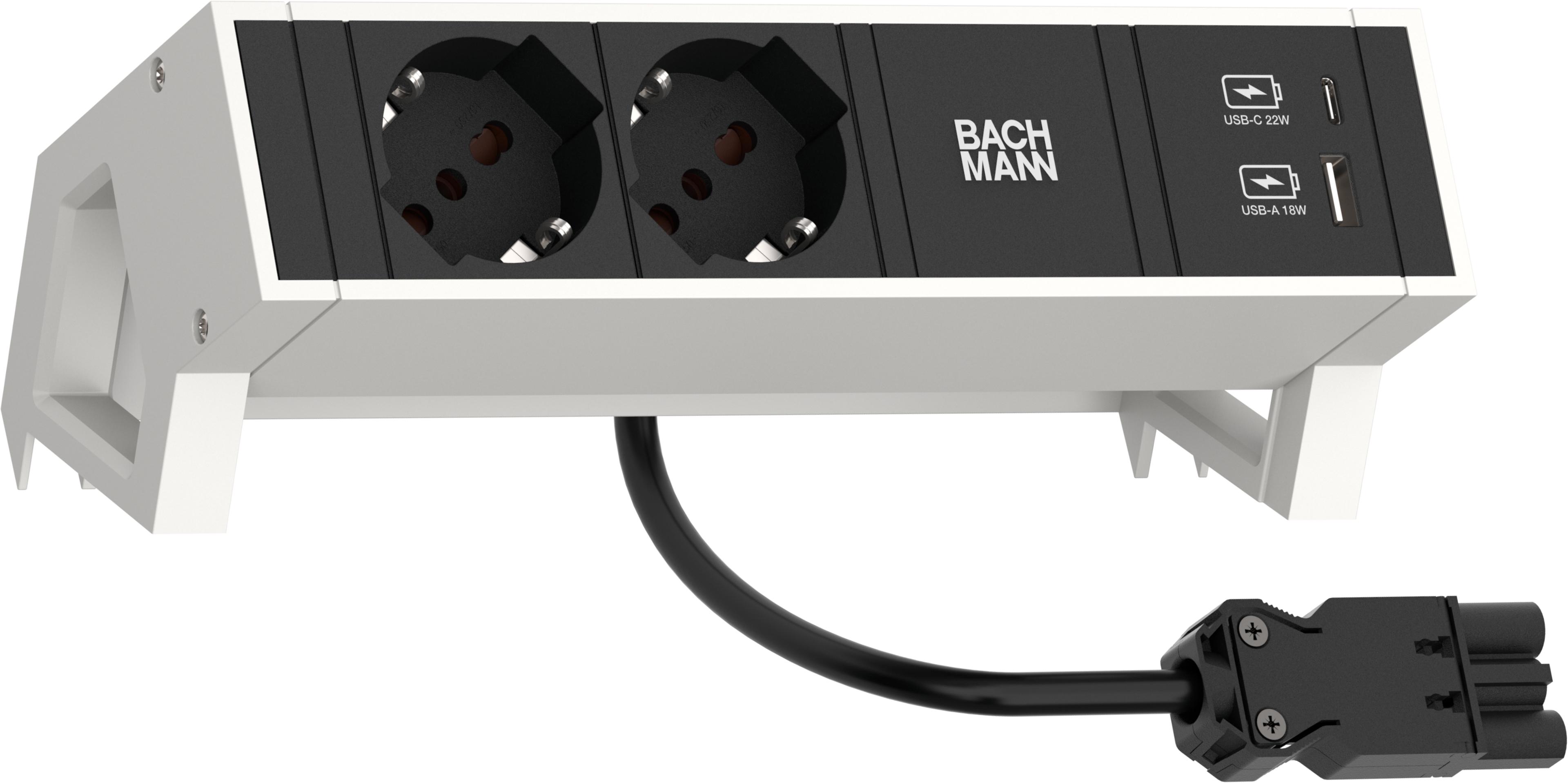 Power Strip 2-way + USB