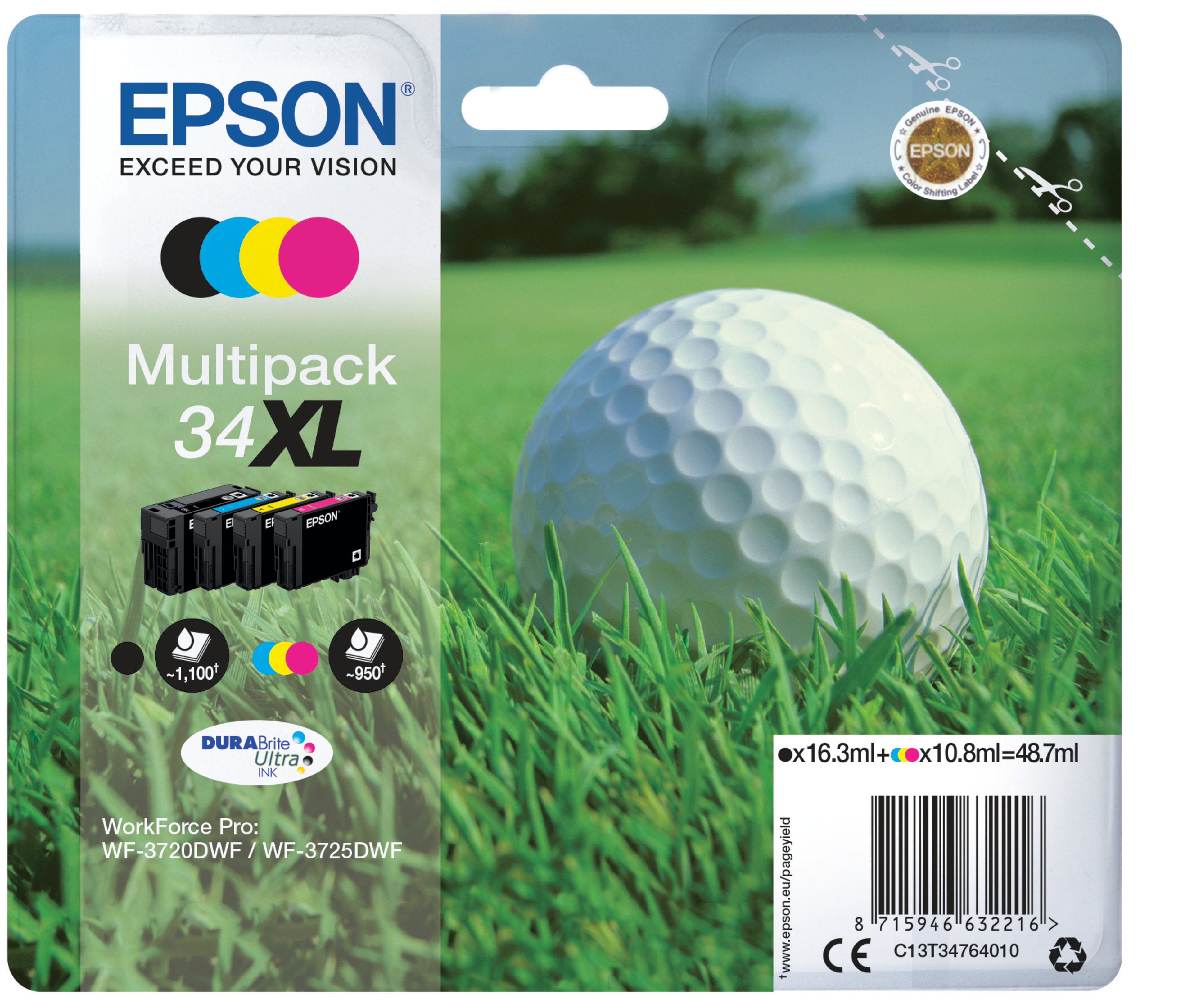 Epson 34XL Ink Multipack