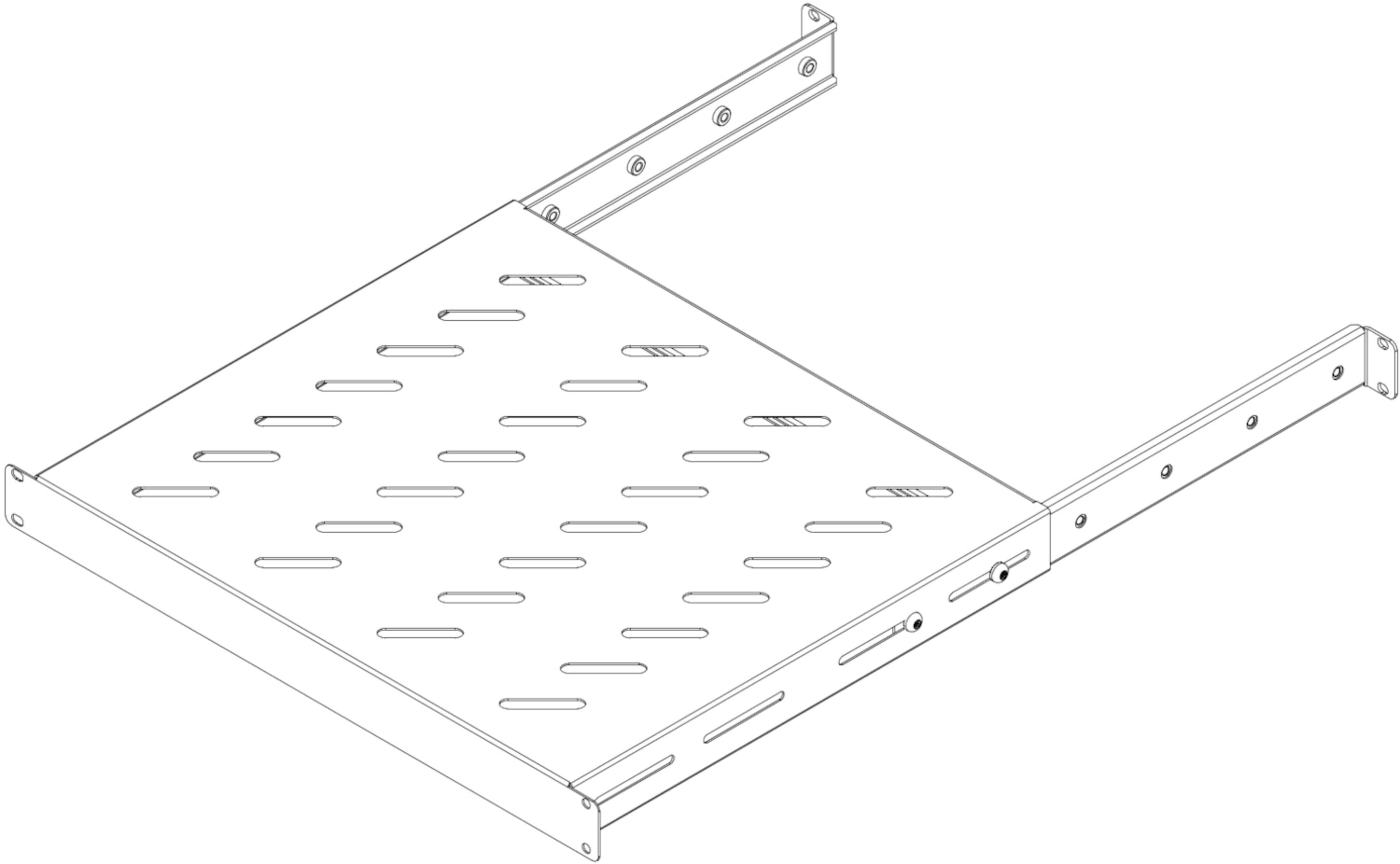 Socle appareil APC court 50kg 650mm max