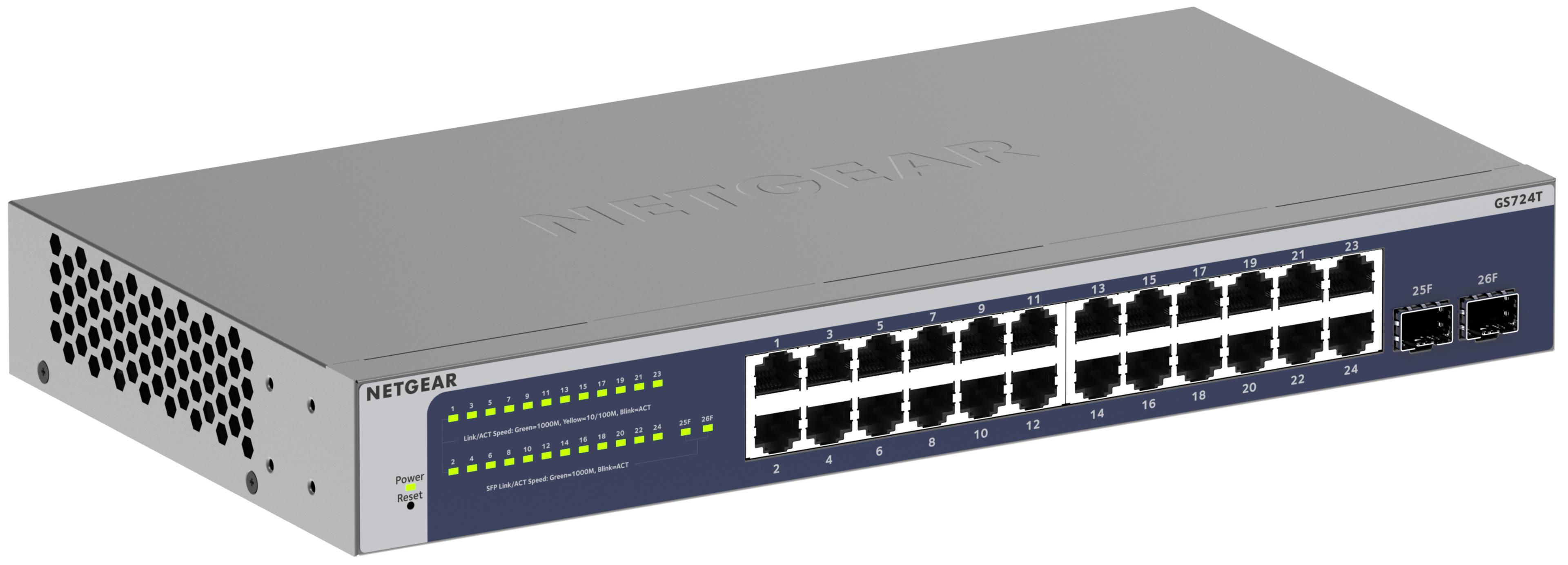 NETGEAR GS724Tv6 Smart Switch