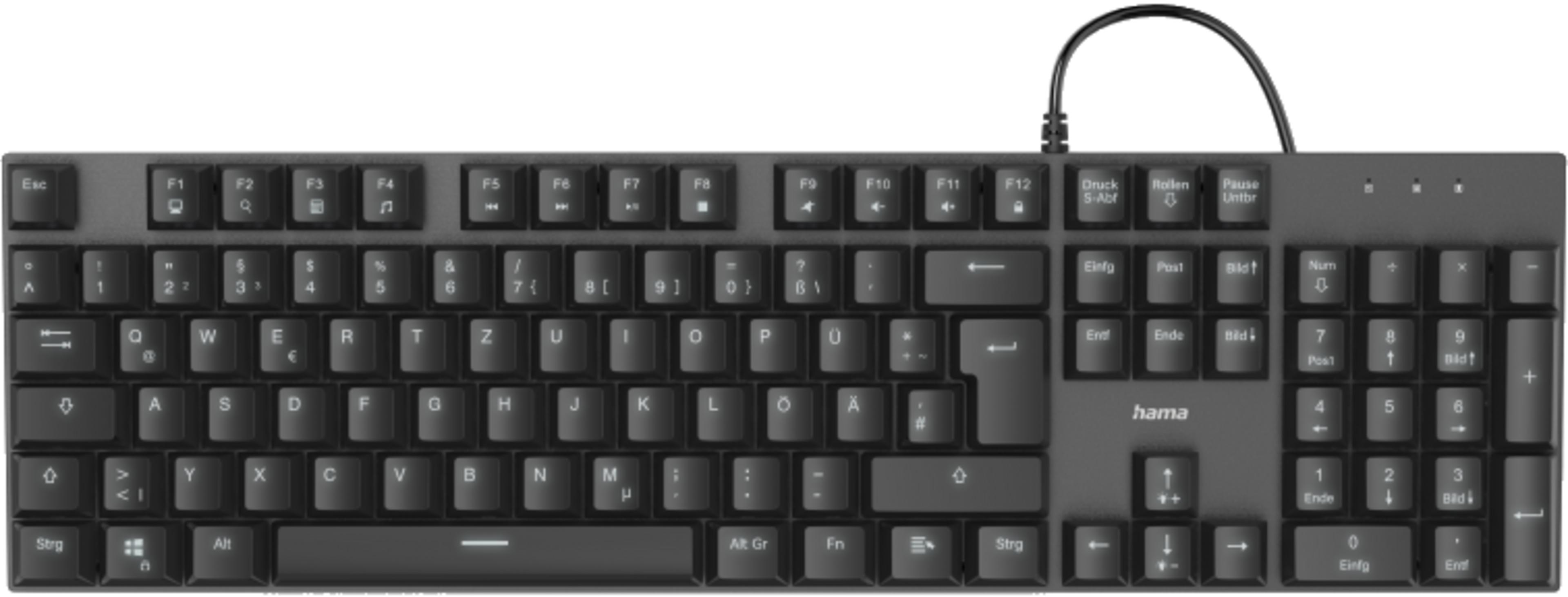 Hama MKC-650 mechanische Tastatur