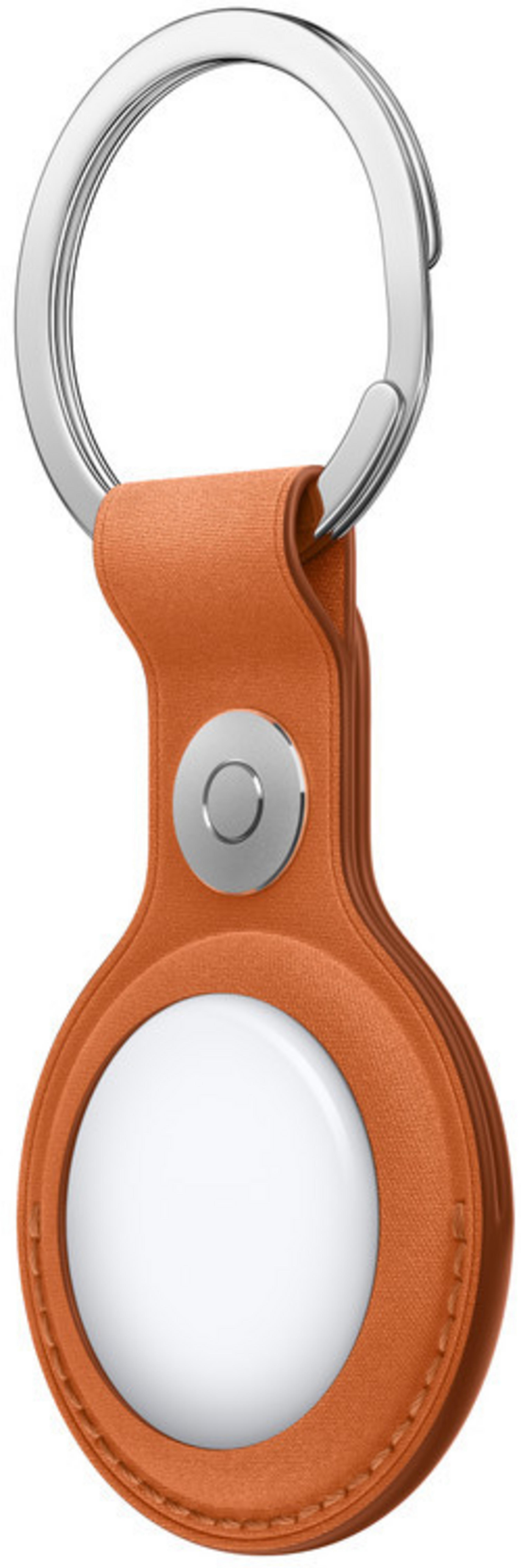 Pte-clés tiss fin Apple AirTag roux oran