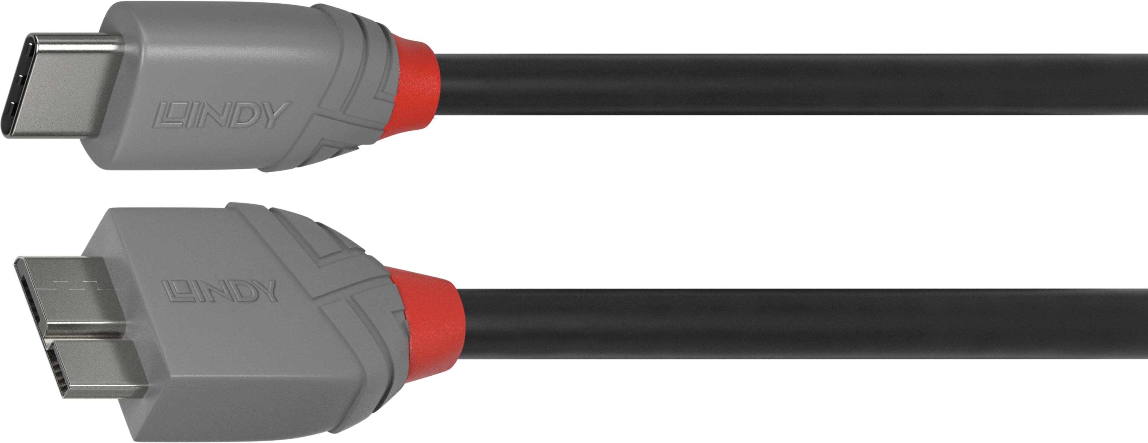 Câble LINDY USB type C - micro-B 0,5 m