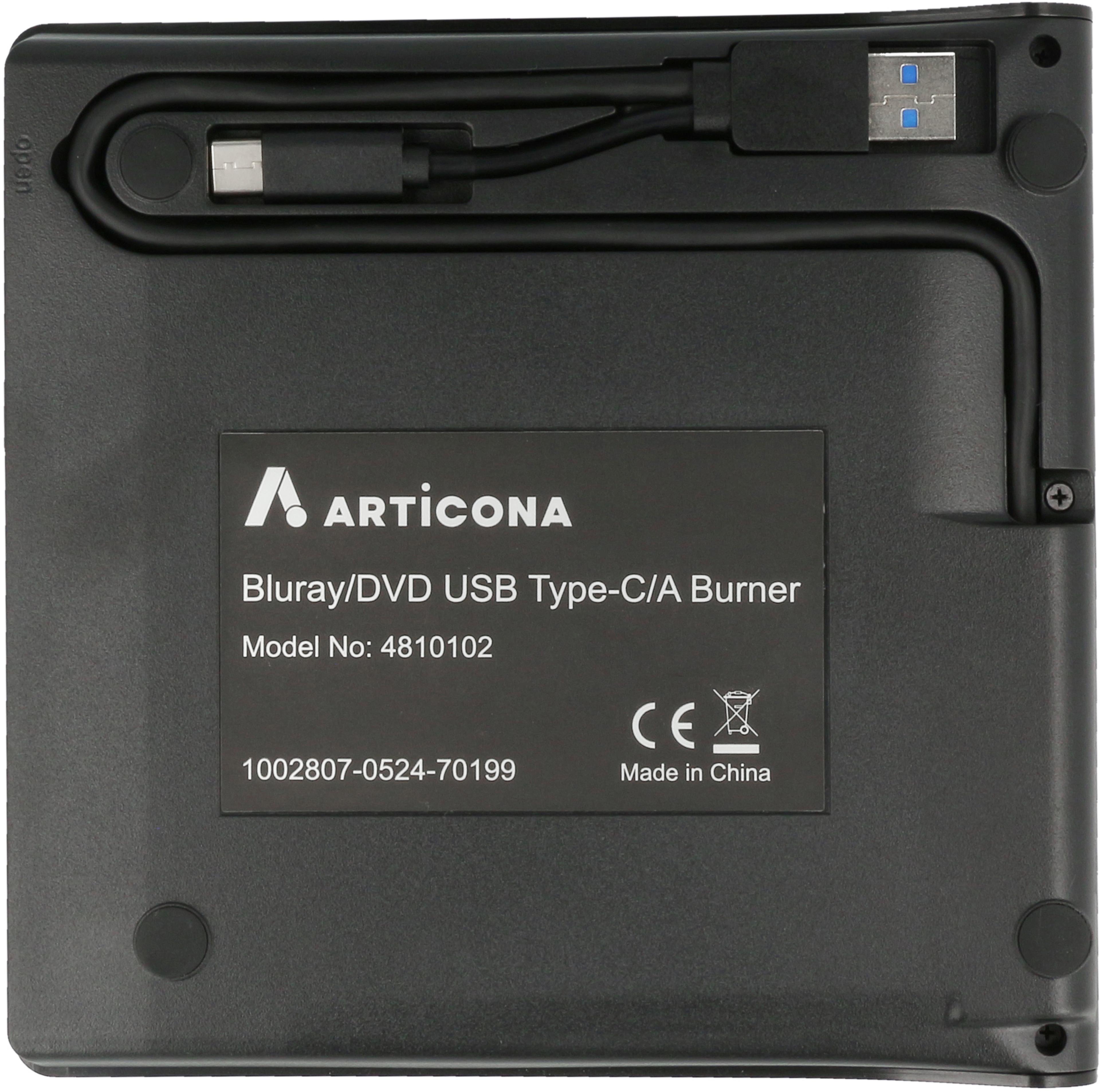 ARTICONA BluRay/DVD USB Typ C/A Brenner