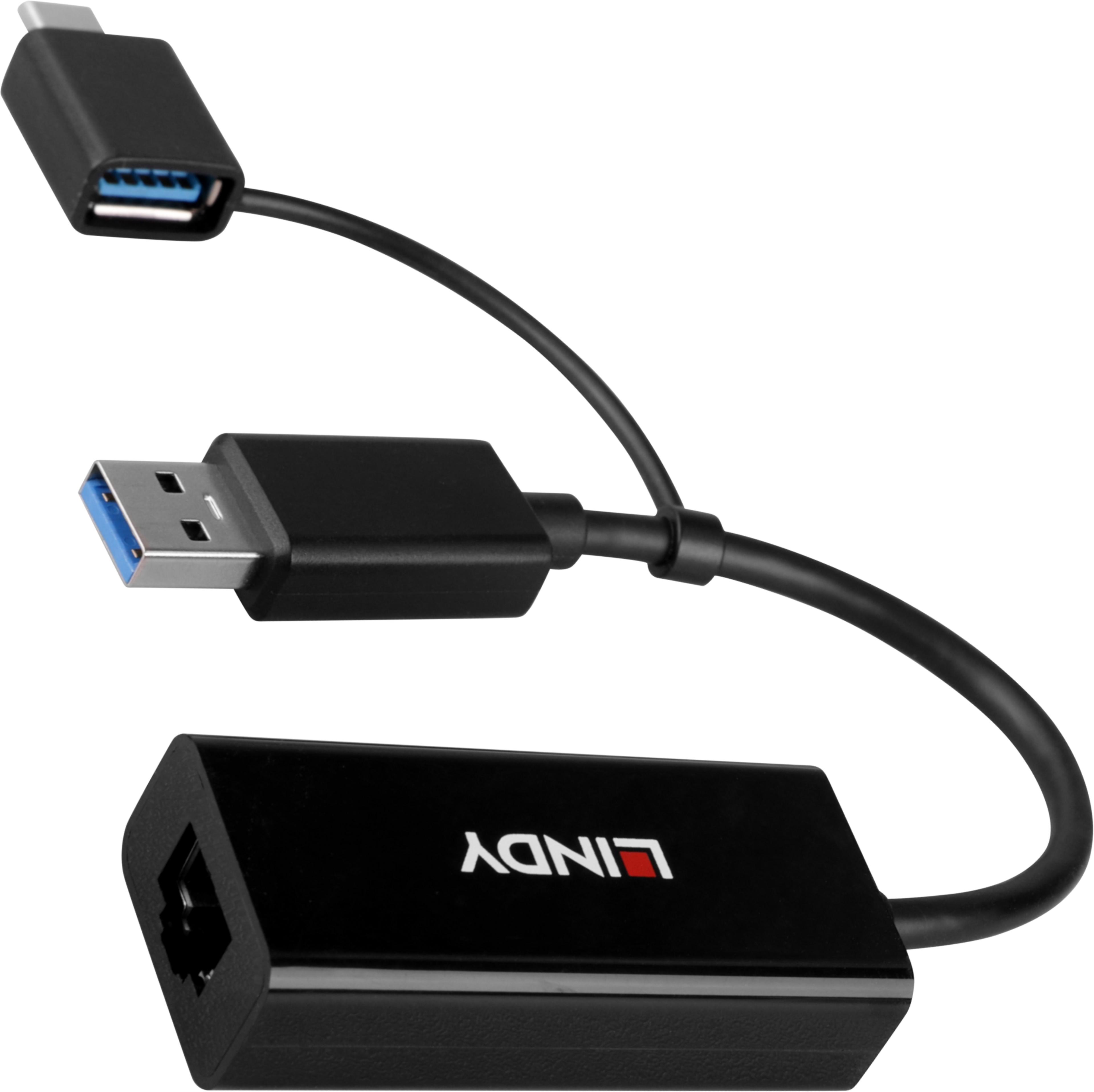 Adaptér USB 3.0 typ C/A Gigabit Ethernet