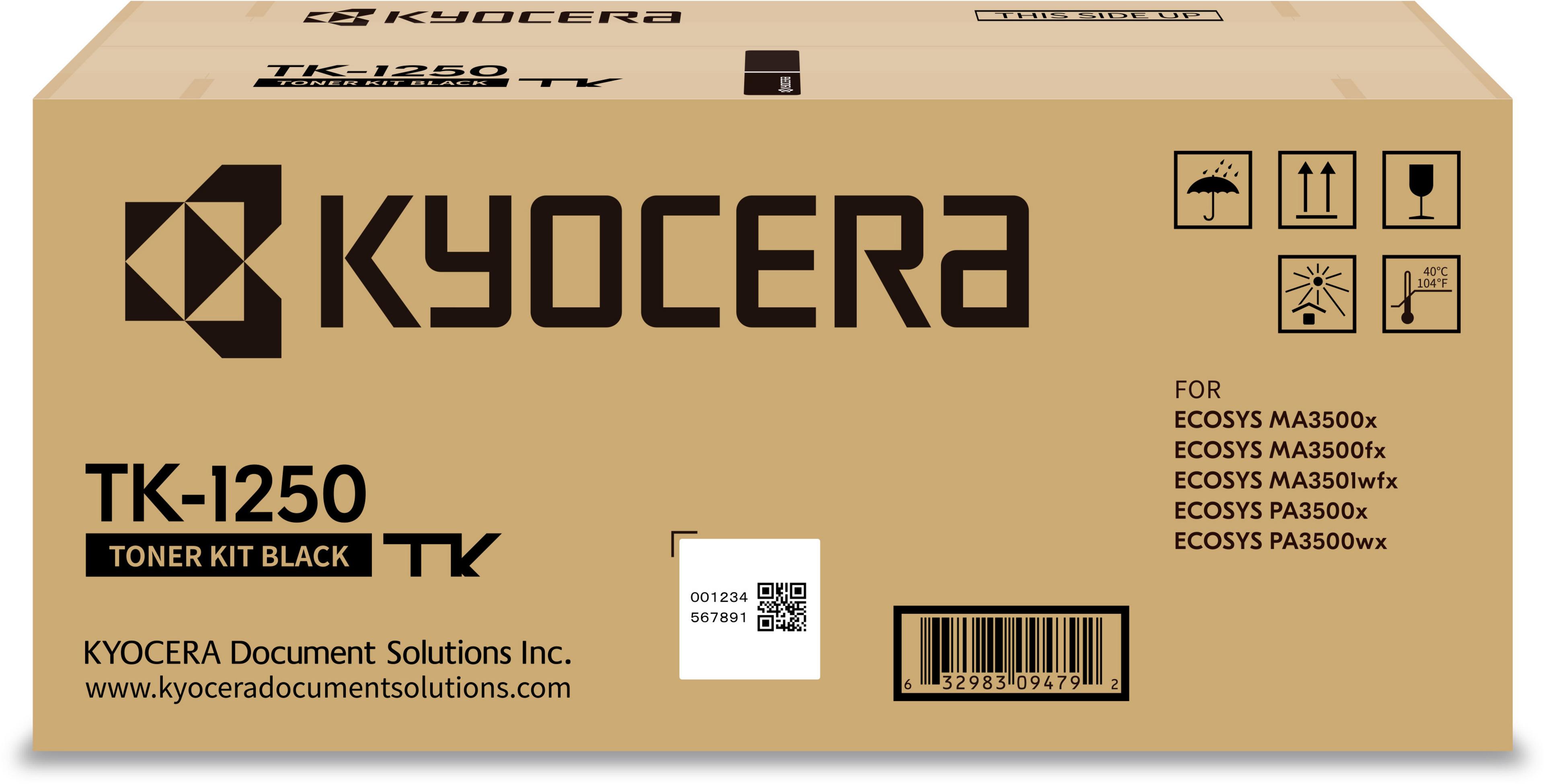 Kyocera Toner Kit TK-1250 Black